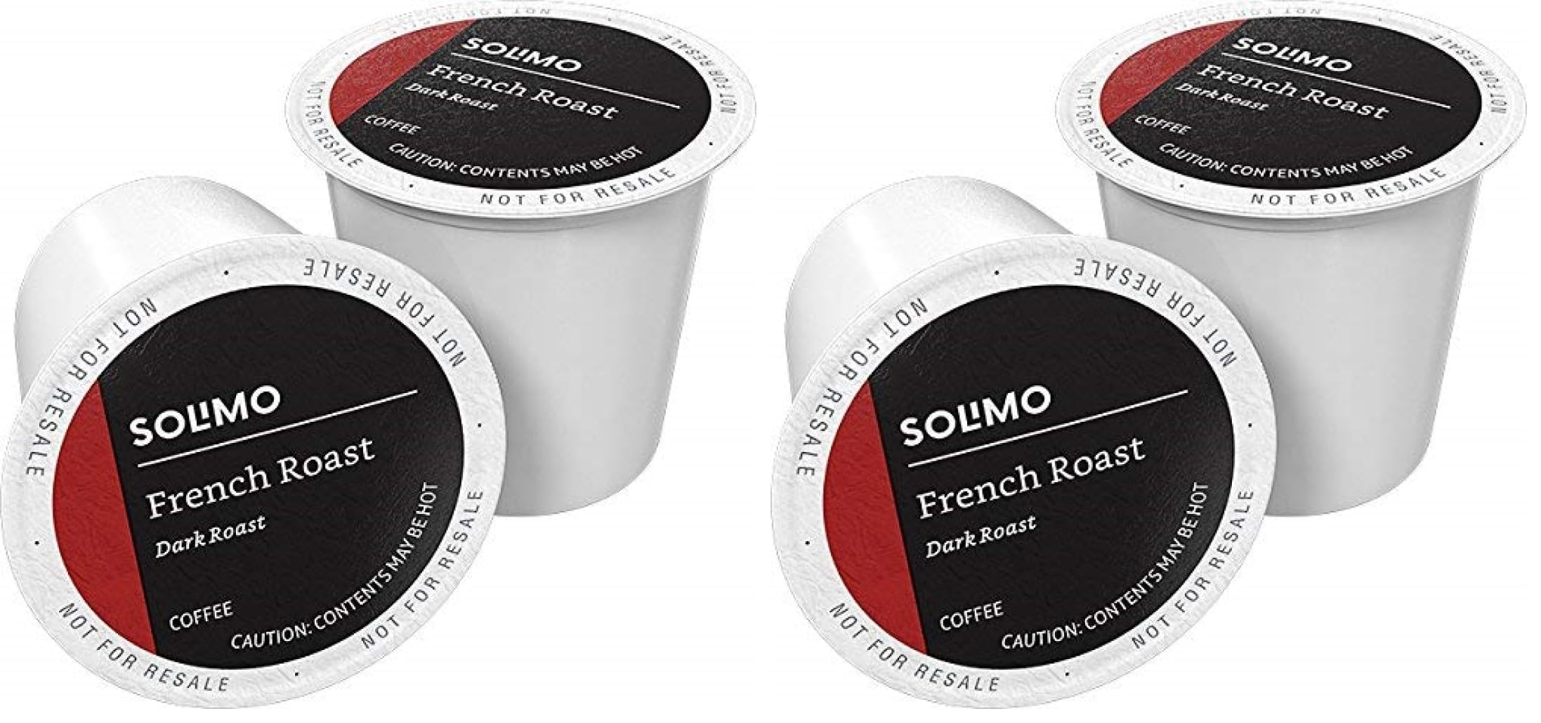 Amazon Brand - Solimo Dark Roast Coffee Pods, Compatible with Keurig 2.0 K-Cup Brewers, 100 Count (Pack of 1)