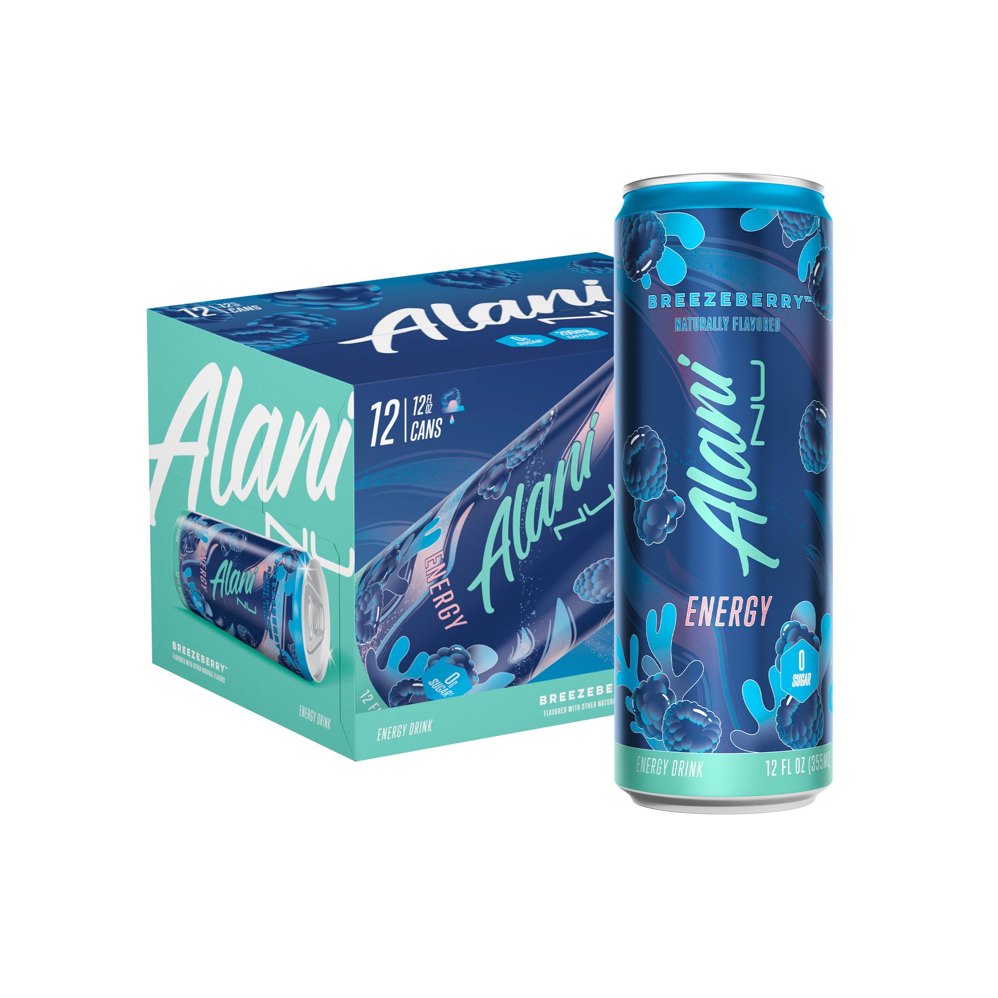 Alani Nu CHERRY TWIST Sugar Free, Low Calorie Energy Drinks, 200mg Caffeine, Biotin B Vitamins, Zero Sugar, 15 Calories, 12 Fl Oz Cans, 12 Pack0