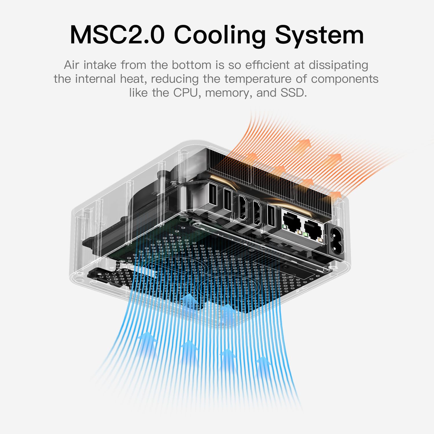 Beelink SER3 Mini PC, AMD Ryzen 3 3200U(14nm, 2C/4T) up to 3.5GHz, Mini Gaming Computer 16GB DDR4 RAM 500GB PCIE3.0 X4 SSD, Micro PC 4K@60Hz Dual Display, Mini Computer WiFi6/BT5.2/HTPC/W-11 Pro