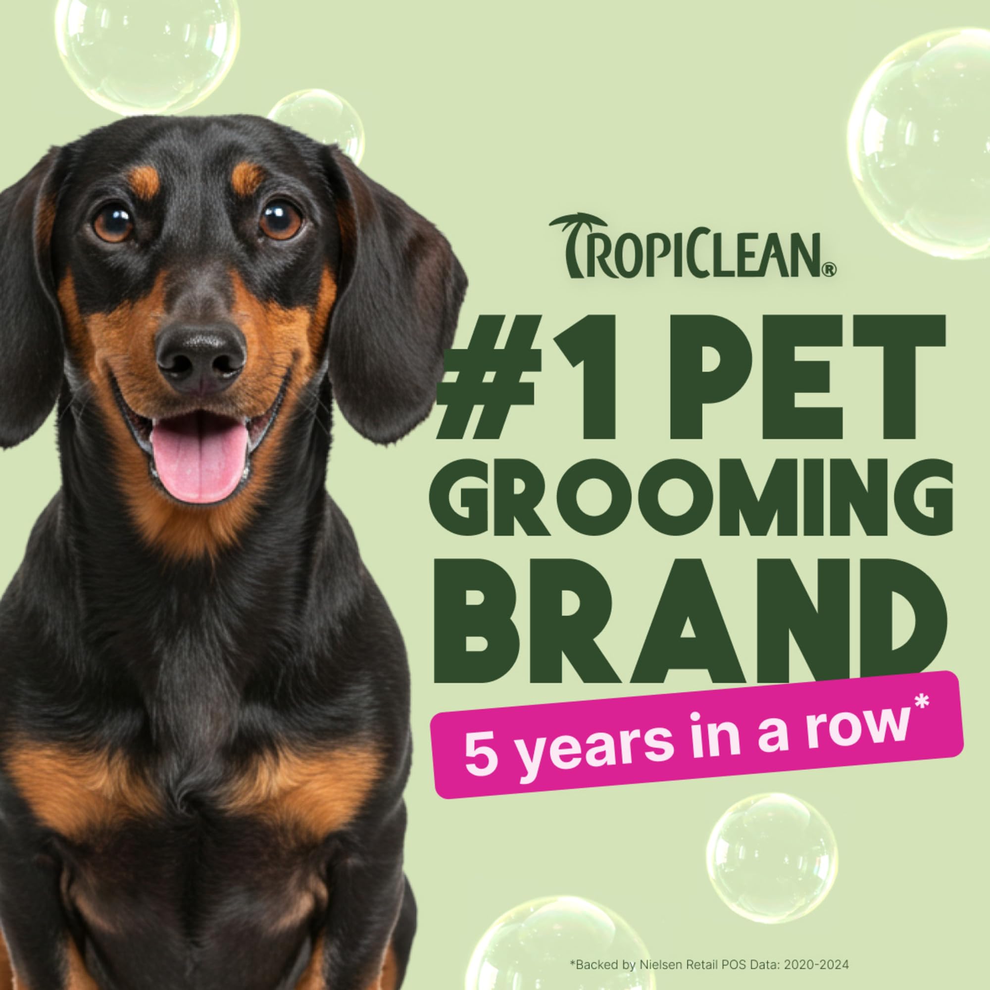 TropiClean Shampoo für Tiere - Med. Juckreizlinderung - Peelt, Befeuchtet & beruhigt trockene, juckende Haut & Fell I Für Hunde & Katzen I Parabens-, Farb- und Seifenfrei - Hafermehl & Teebaum, 3,78 L