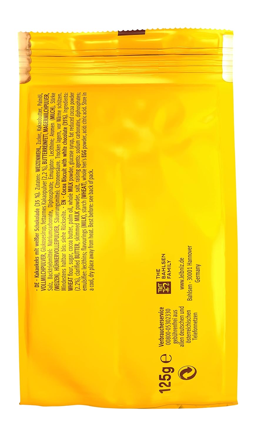 LEIBNIZ Original Butterkeks, 22er Snack Pack, die Nr 1 unter den Butterkeksen, knusprige Kekse in praktischer Großpackung (22 x 50 g), perfekt für unterwegs