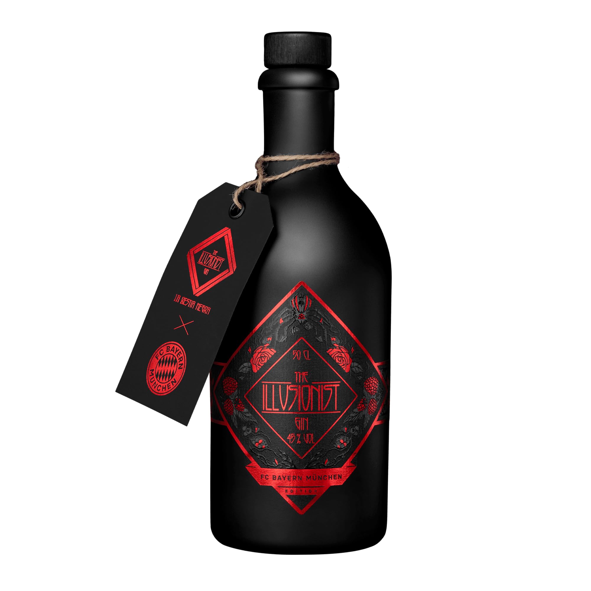 The Illusionist Dry Gin | Der Farbwechsel Gin | 16 Premium Botanicals | Floral & Fruchtig | 45% Vol. | 500ml