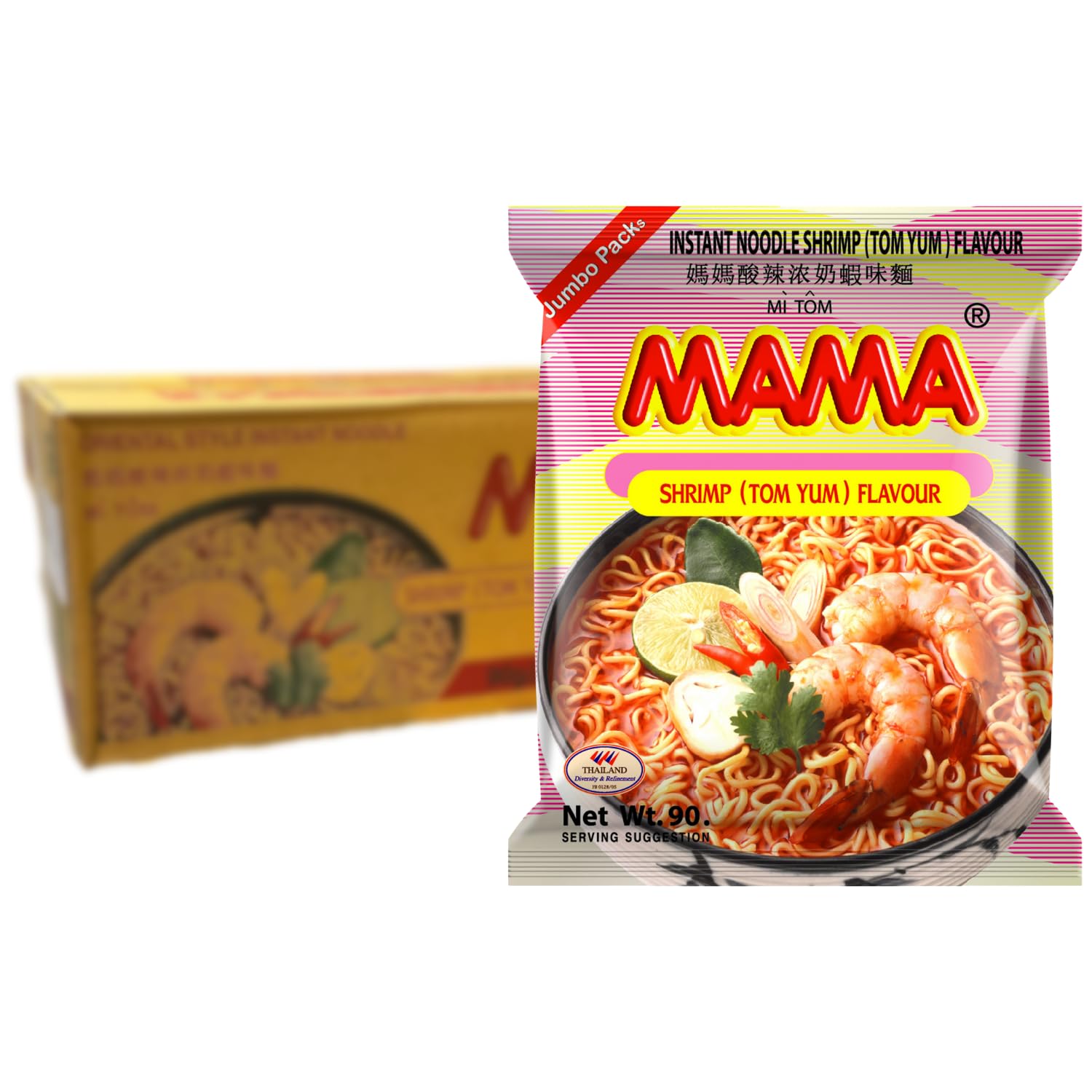 MAMA - Instant Nudeln Hühn - Multipack (30 X 55 GR)