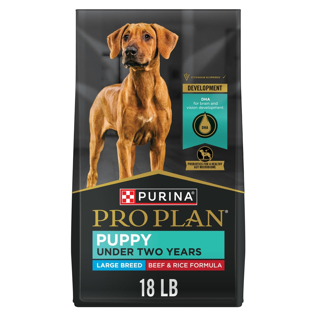 Purina Pro Plan Large Breed Dry Puppy Food, Chicken and Rice Formula - 34 lb. Bag