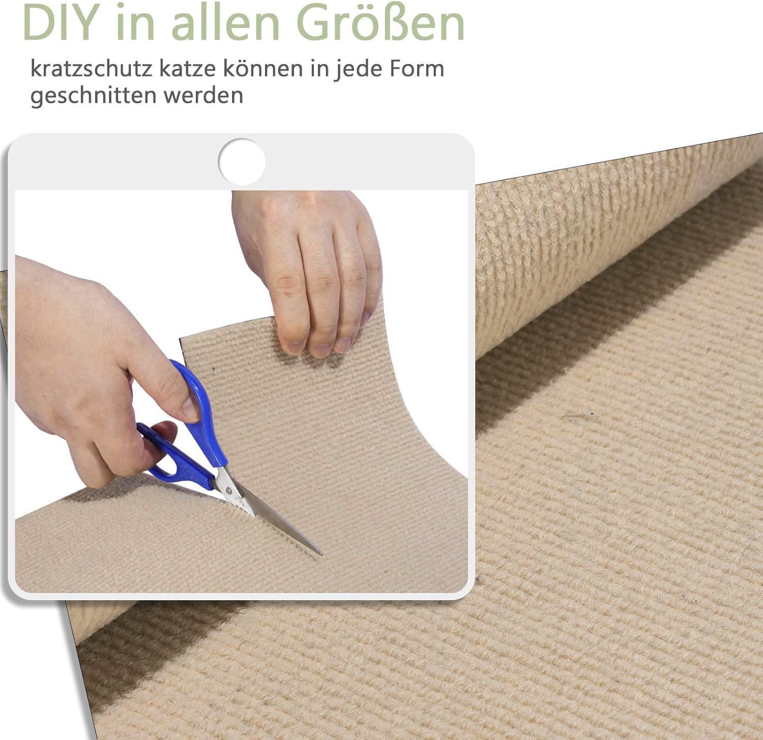 Selbstklebende Kratzschutzmatte für Sofa & Wand, 40x200 cm kratzschutz Sofa Katze - Trimmbarer Schutz gegen Katzenkratzer Couch Schutz von DIY Krallen Katzenteppich