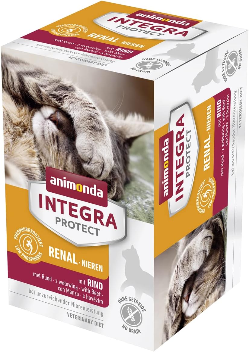 animonda INTEGRA PROTECT Sensitive Huhn Pur (16 x 100 g), Katzen Diätfutter bei Futtermittelallergie, sensitives Katzenfutter für allergische Katzen, Katzennassfutter ohne Getreide
