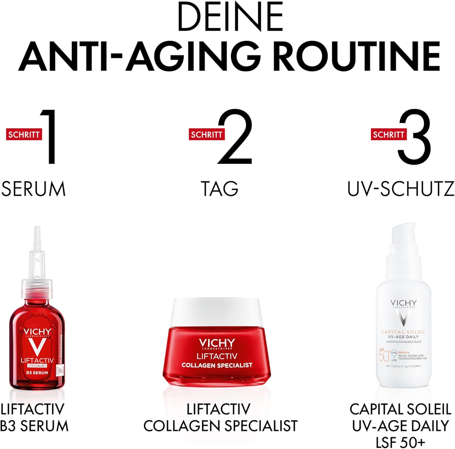 Vichy Capital Soleil UV - Age Anti Ageing Sunscreen SPF 50+ with Niacinamide 40ml