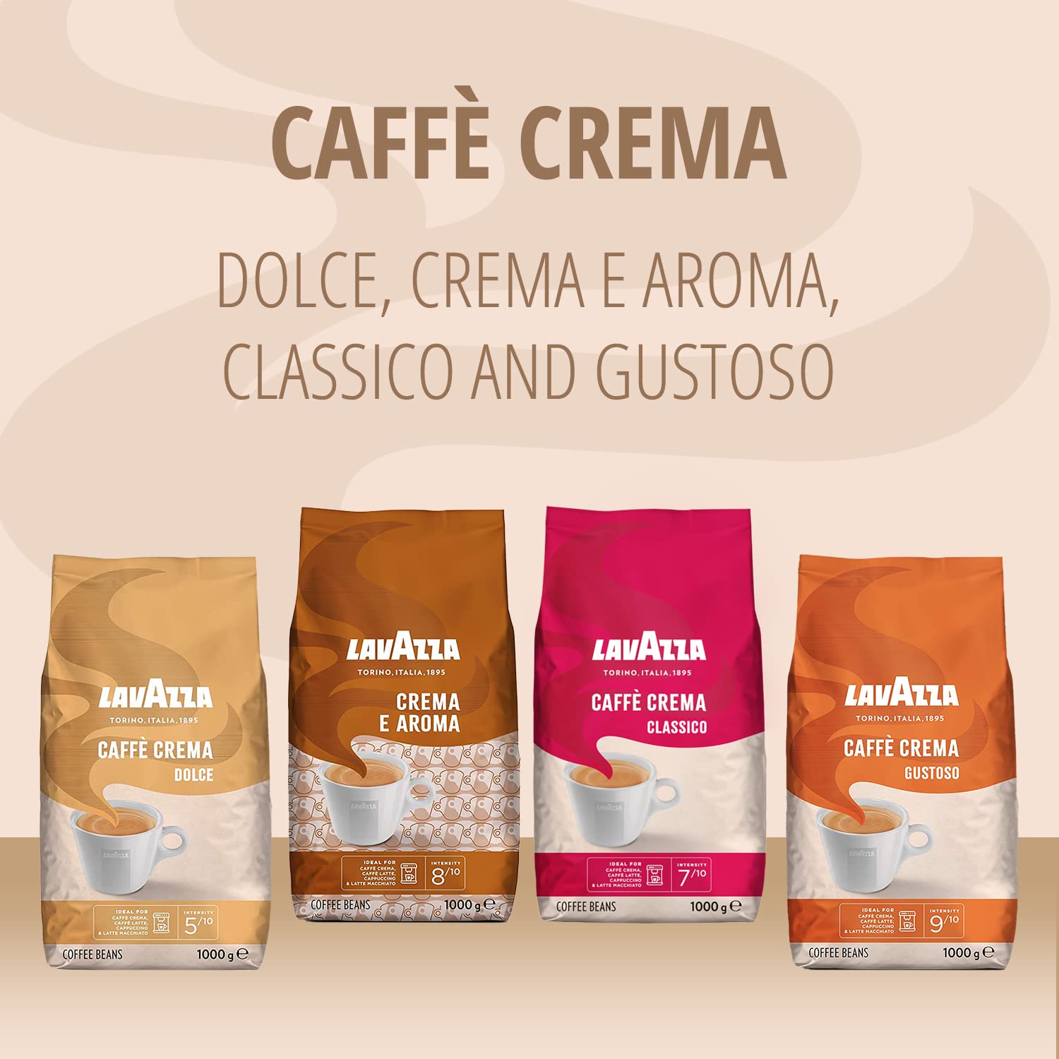 CAFFE CREMA, ganze Bohne, CLASSICO