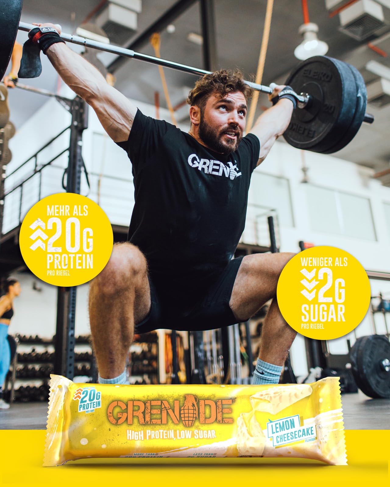 Grenade Proteinriegel, OREO White – Proteinreich & Zuckerarm, 12 x 60 g
