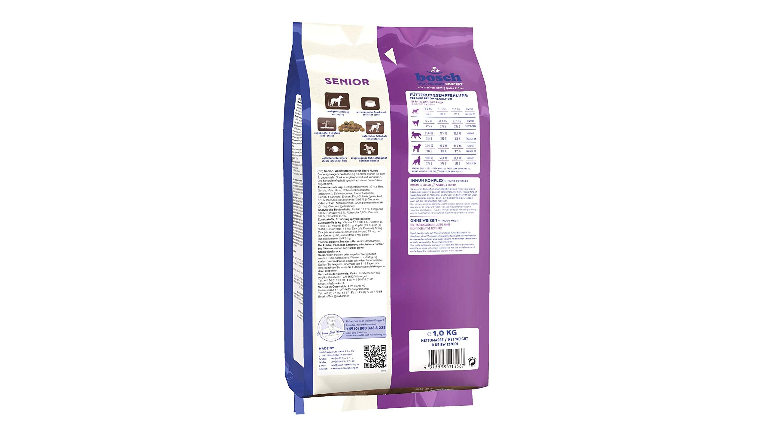 bosch Hundefutter Senior, 1er Pack (1 x 12.5 kg)