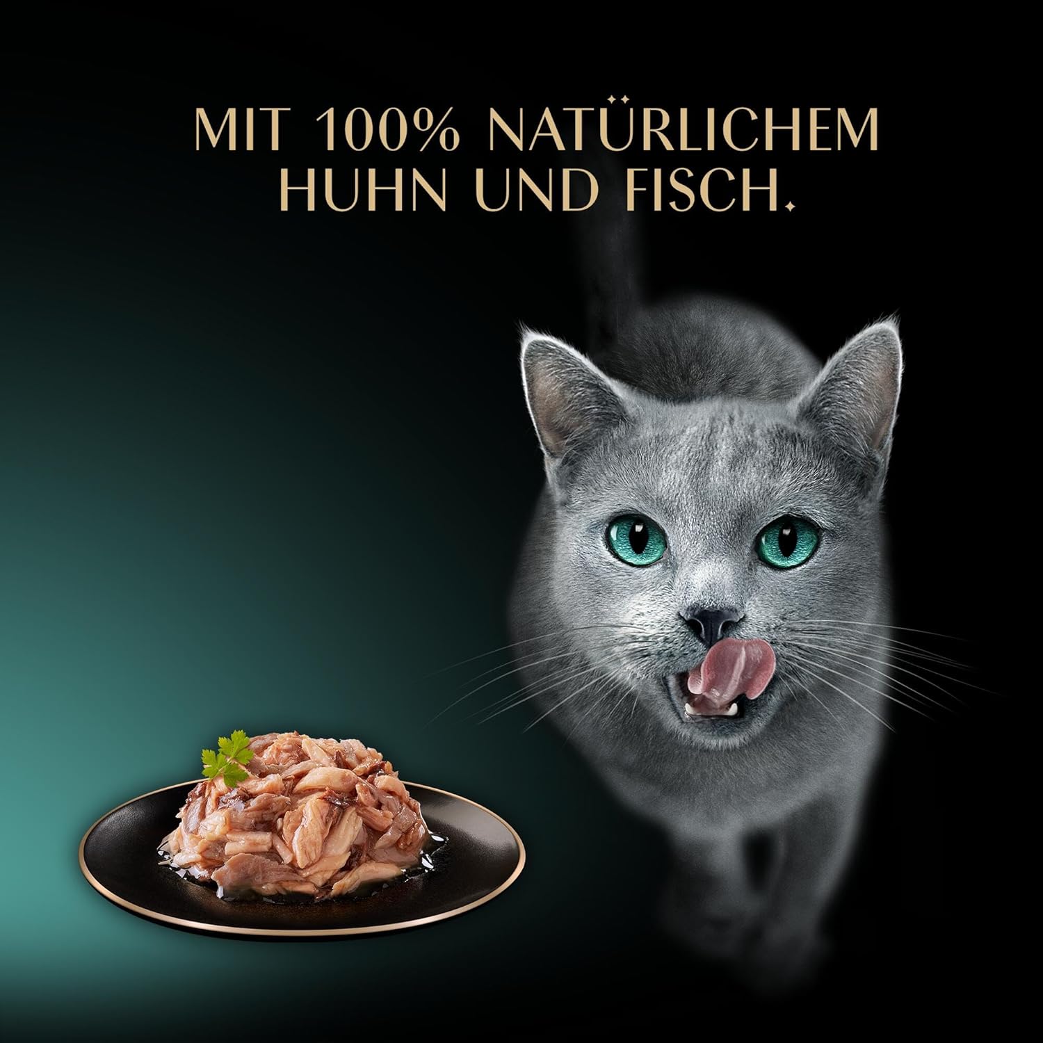 SHEBA Filets Adult Katzenfutter in Sauce mit Huhn 16 x 60g Schale