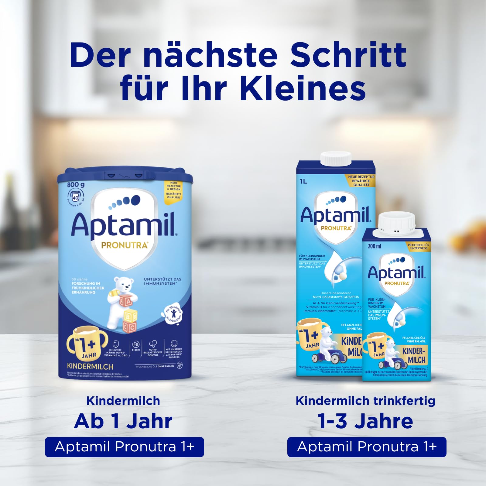 Aptamil HA PRE – Anfangsmilch von Geburt an, Mit DHA, Nur Laktose, Ohne Palmöl, Babynahrung, Milchpulver, 1 x 800 g