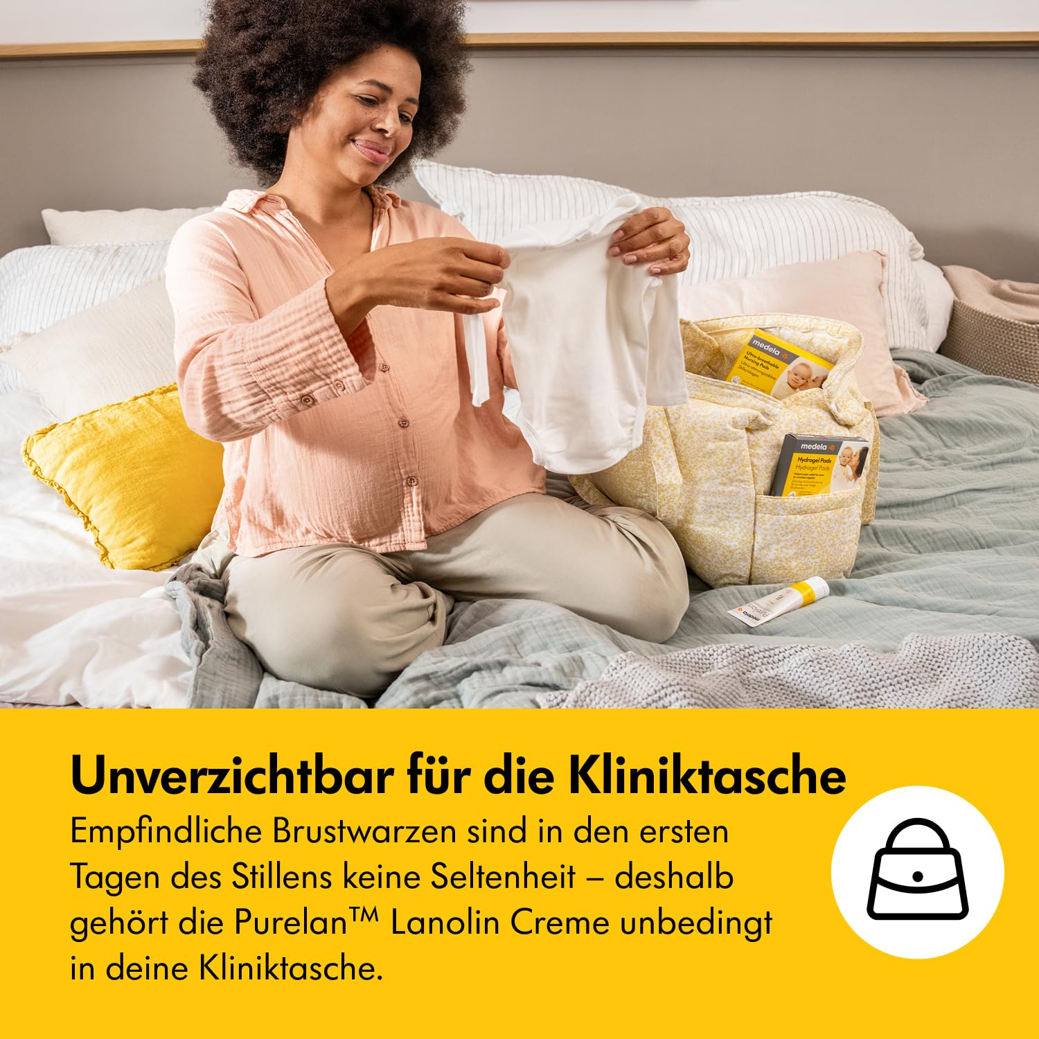 Medela Purelan Lanolin Brustwarzensalbe 37 g – Schnelle Linderung bei beanspruchten Brustwarzen und trockener Haut