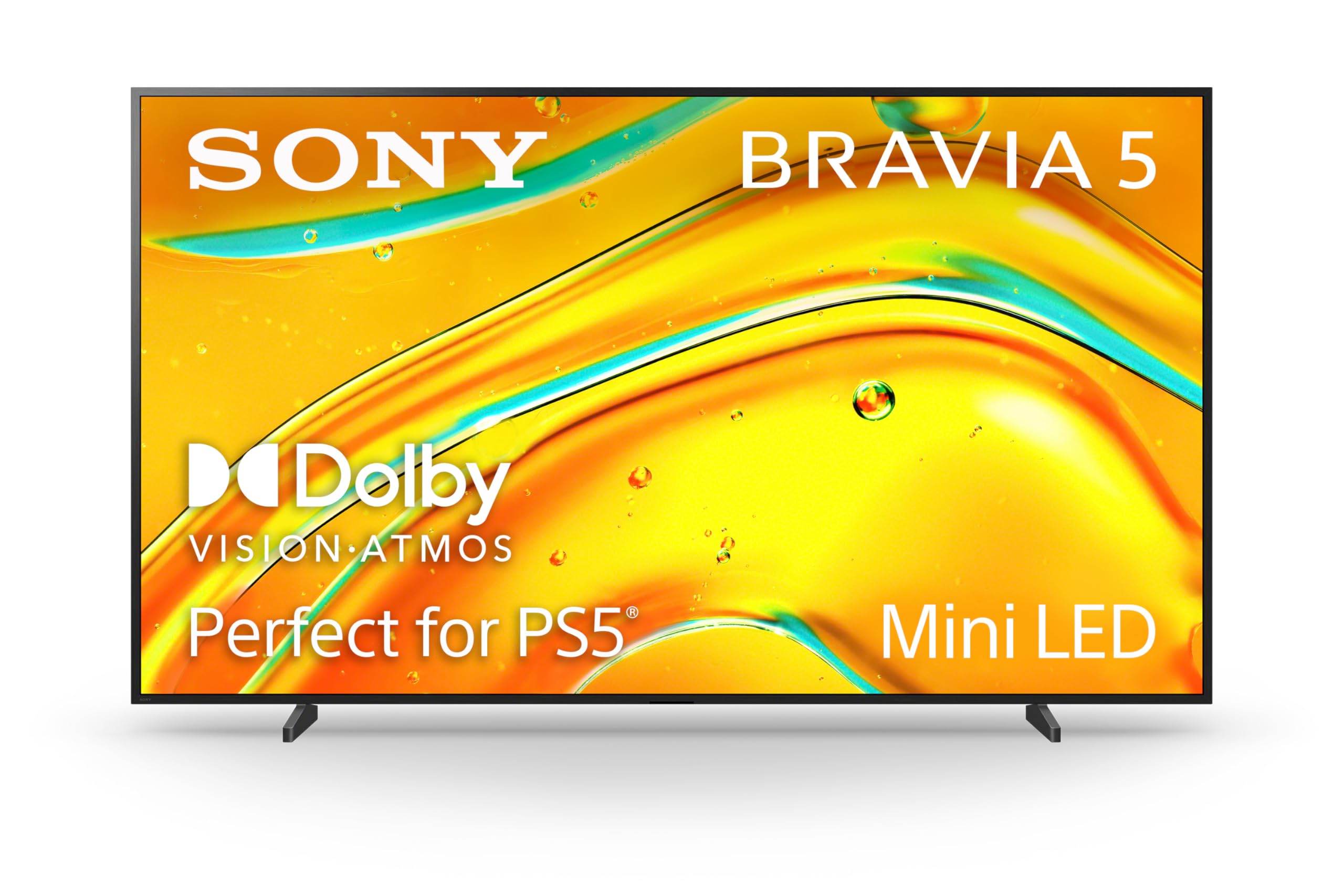 Sony BRAVIA 5 65 Inch TV, Mini LED, 4K Smart Google TV, XR Processor with AI Technology,120hz Television with Dolby Vision/Atmos, Exclusive Features for PlayStation®5, K-65XR50