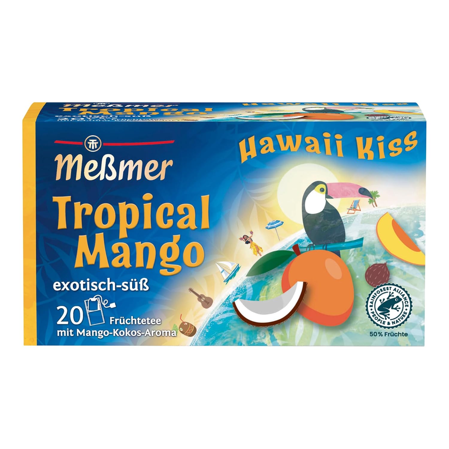 Meßmer Ländertee | Italienische Limone | Früchtetee mit Zitronen-Aroma | 20 Teebeutel | süß-spritzig