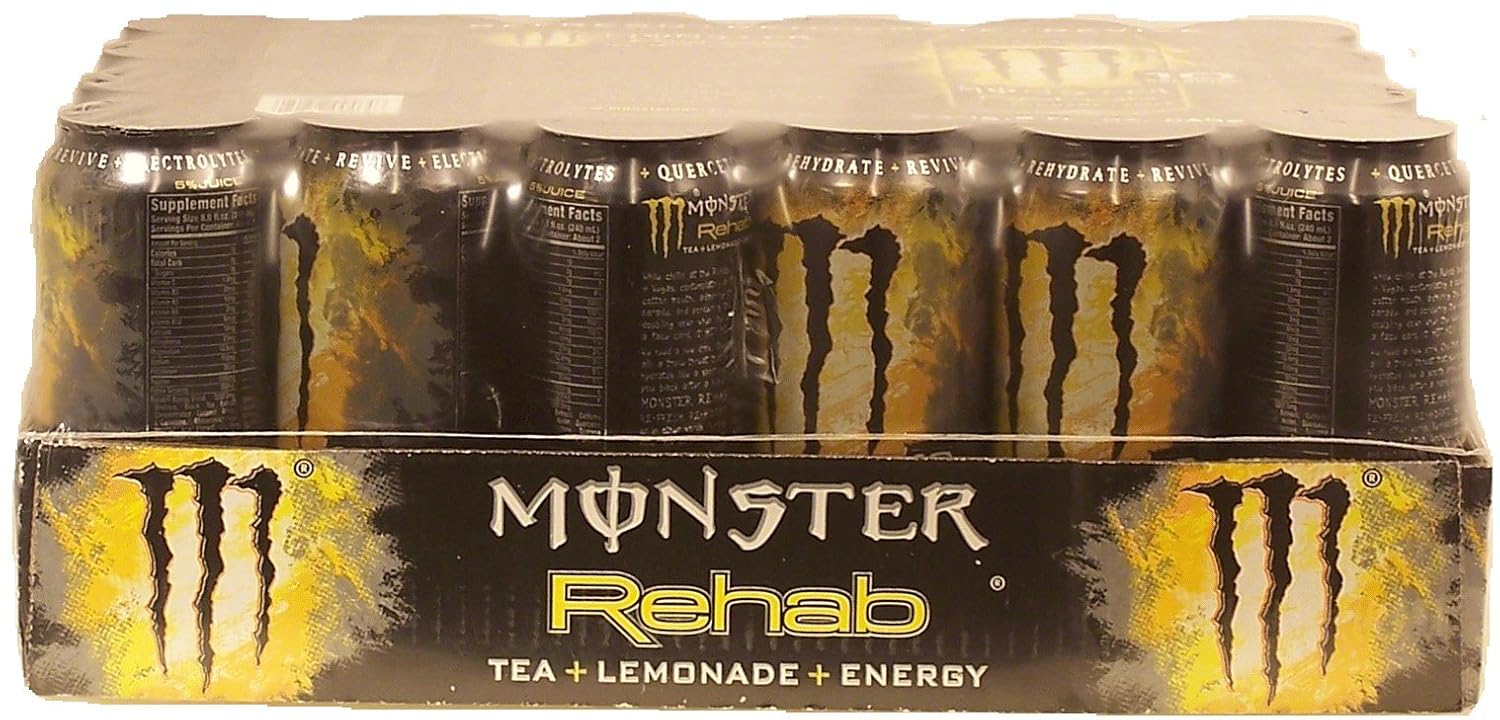 Monster Energy, Lo-Carb Monster, Low Carb Energy Drink, 16 Ounce | Pack of 15