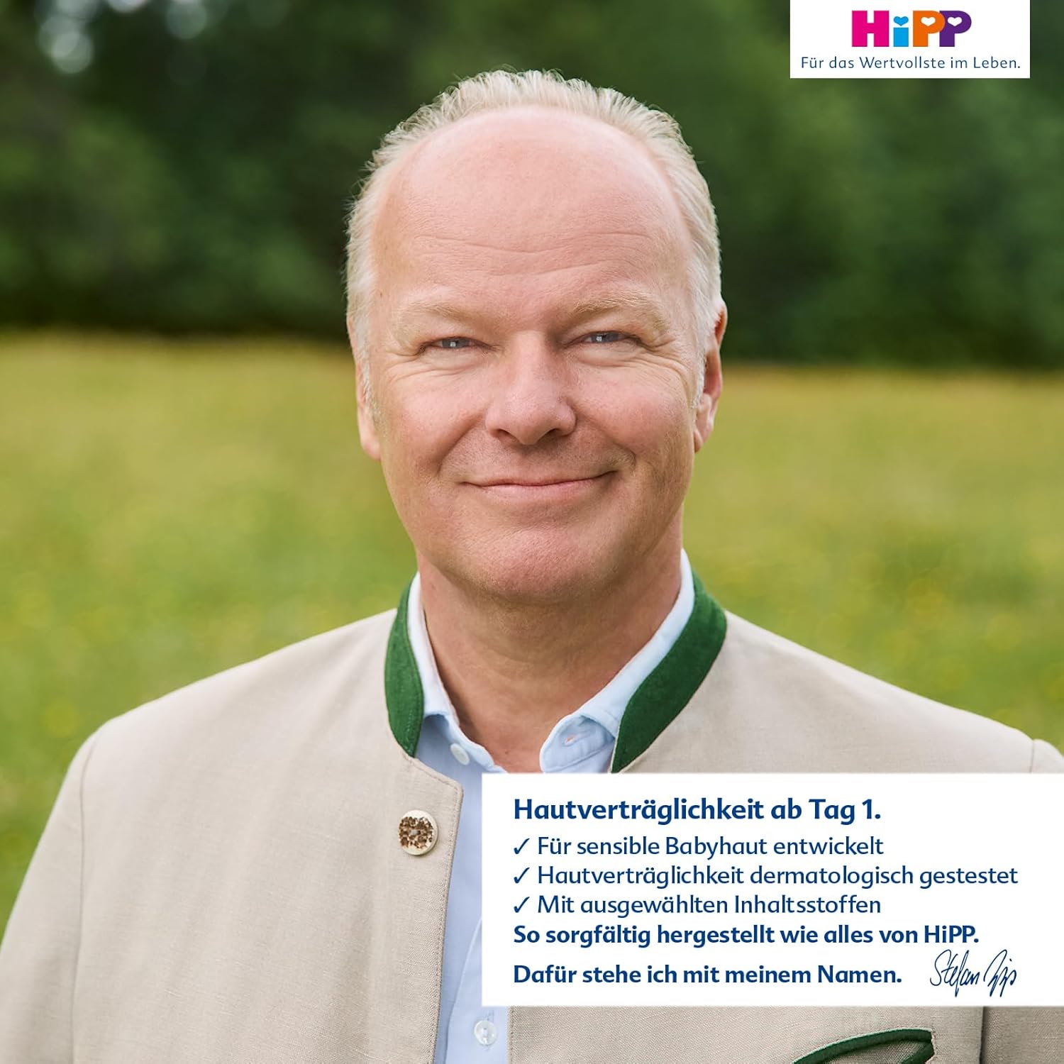 HiPP Soft & Pur Feuchttücher, 864 Stück (18 x 48), hochverträglich, 99,9 % Wasser, ohne Parfum, ideal für trockene, hochsensible Babyhaut, auch bei Neurodermitis-Neigung