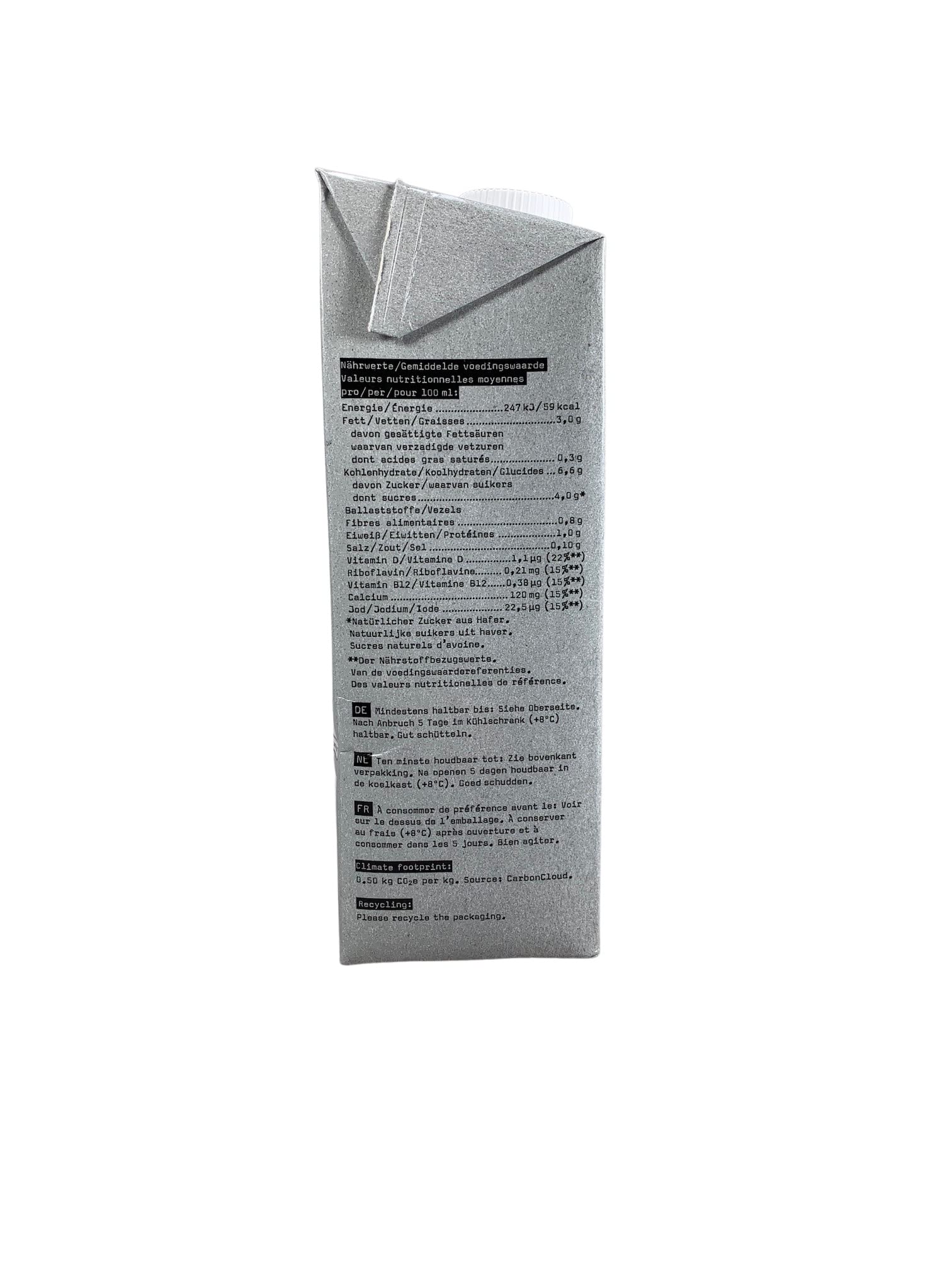 Oatly Barista Haferdrink Barista Edition, Long Life 1 Litre (6er Pack)