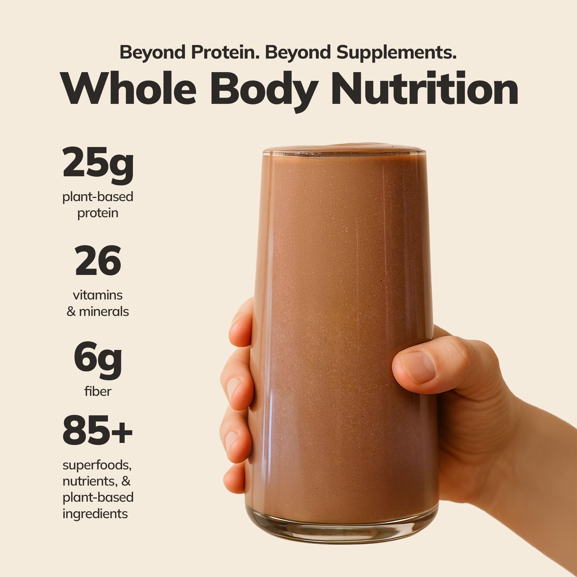 Ka’Chava Whole Body Meal Shake Vanilla 2 lb – Vegan Protein Powder with 85+ Superfoods & Greens – Plant-Based Meal Replacement with Probiotics & Digestive Enzymes – Gluten & Dairy Free (15 Servings)