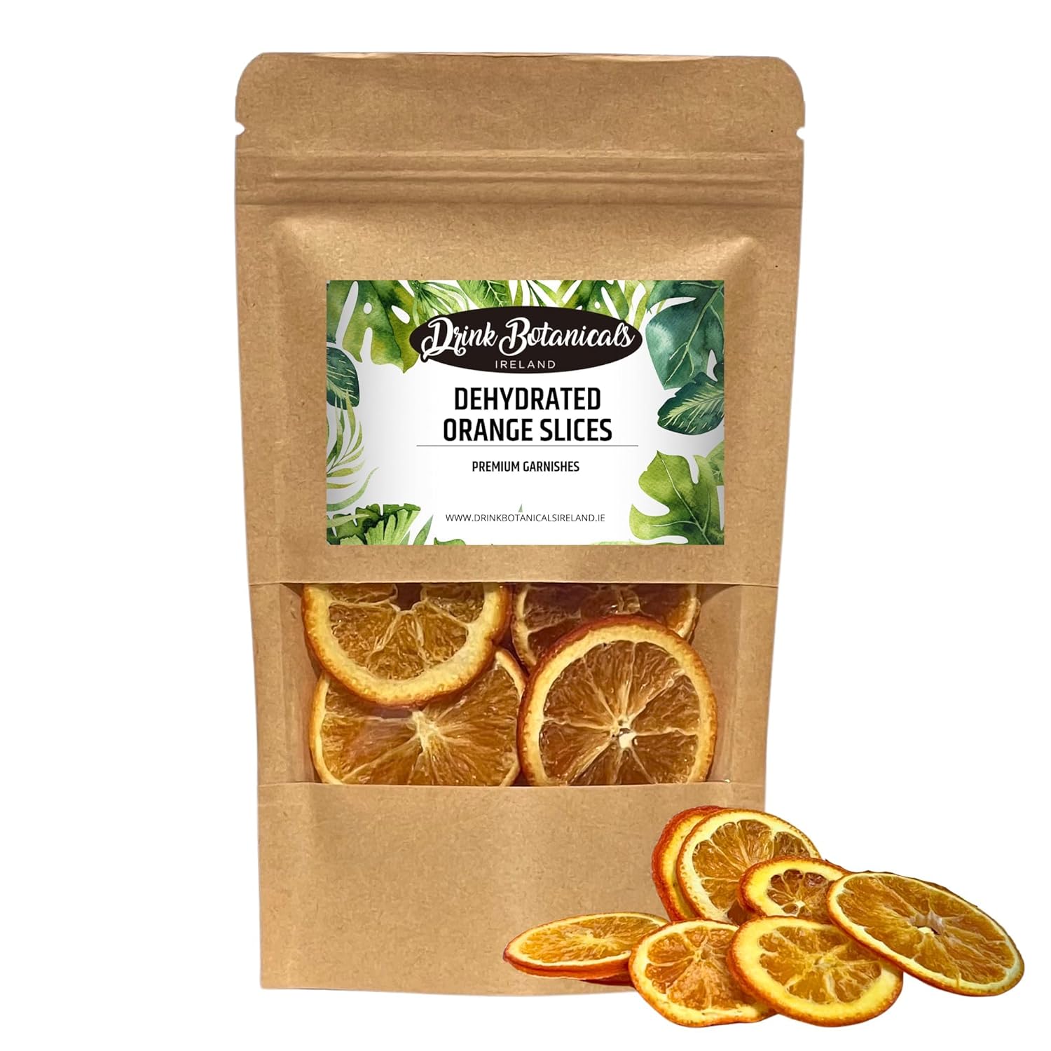 Dehydrated Dried Orange Slices | Orange Wheels | Approx. 45+ Servings | 100% Natural, No Added Sugars | For Cocktails, Wreath Making, Tea, Cakes, Decoration | Oranges For Cocktails | 3.5 OZ | 100 Grams