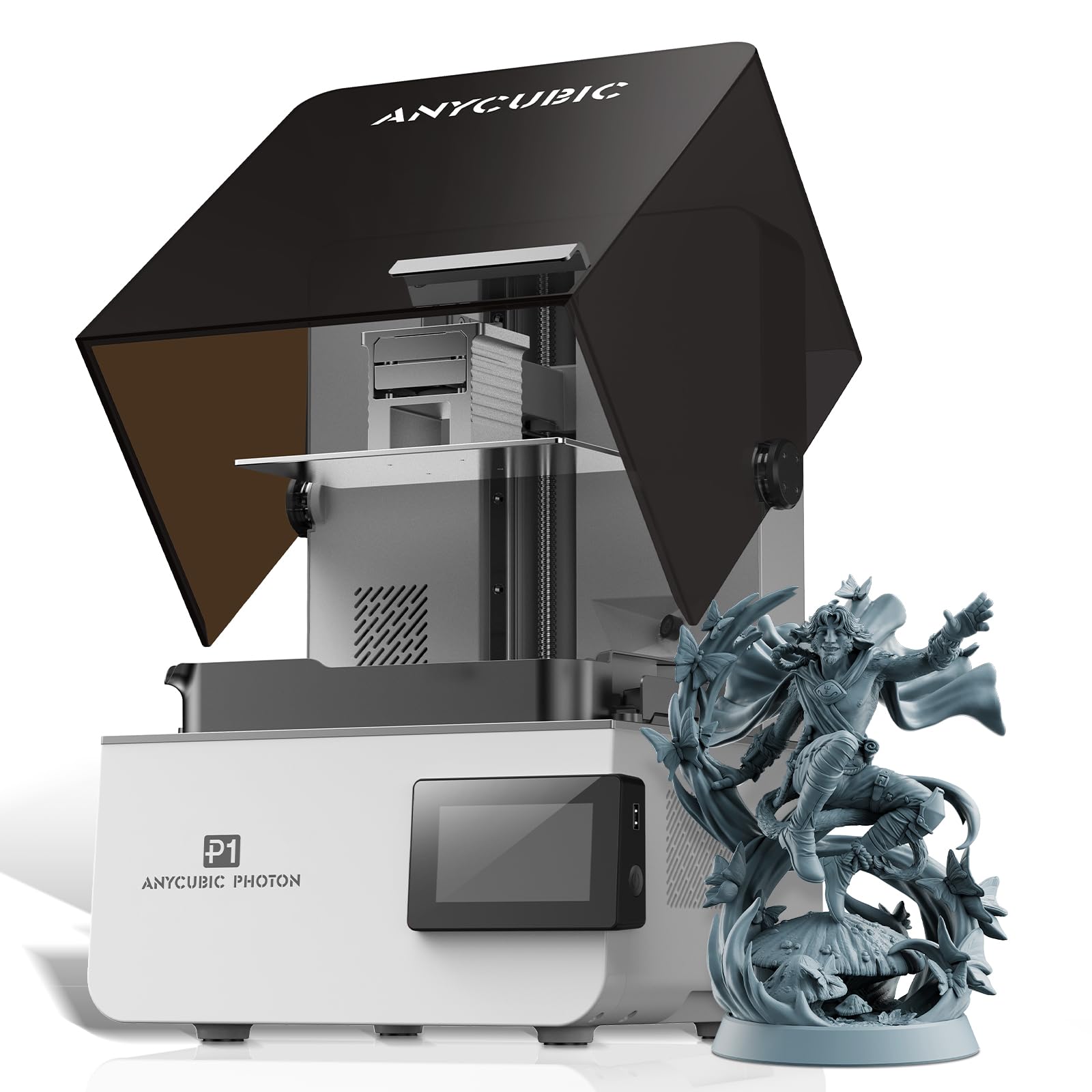 ANYCUBIC 10K Resin 3D Printer, Photon Mono 4 LCD 3D Printer with 7-inch Mono Screen, Upgraded LighTurbo Matrix and Printing Platform, Printing Size of 6.04''x3.42''x6.49''