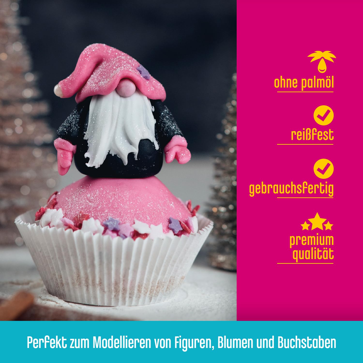 Decocino Fondant, Weiss, 250 g (1er Pack)