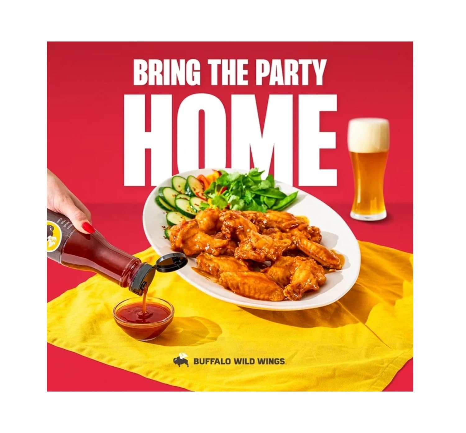 Buffalo Wild Wings Mango Habanero Sauce - Pack of 2 - Elevate your Sauce Game - Feel the Burn with Mango Habanero - Two Sensations One Bottle