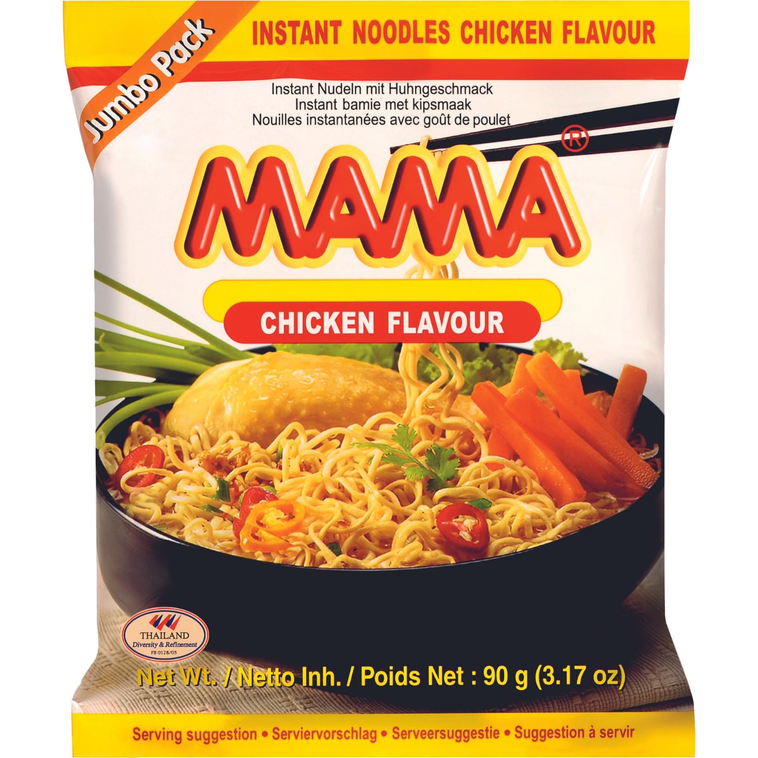 MAMA - Instant Nudeln Hühn - Multipack (30 X 55 GR)