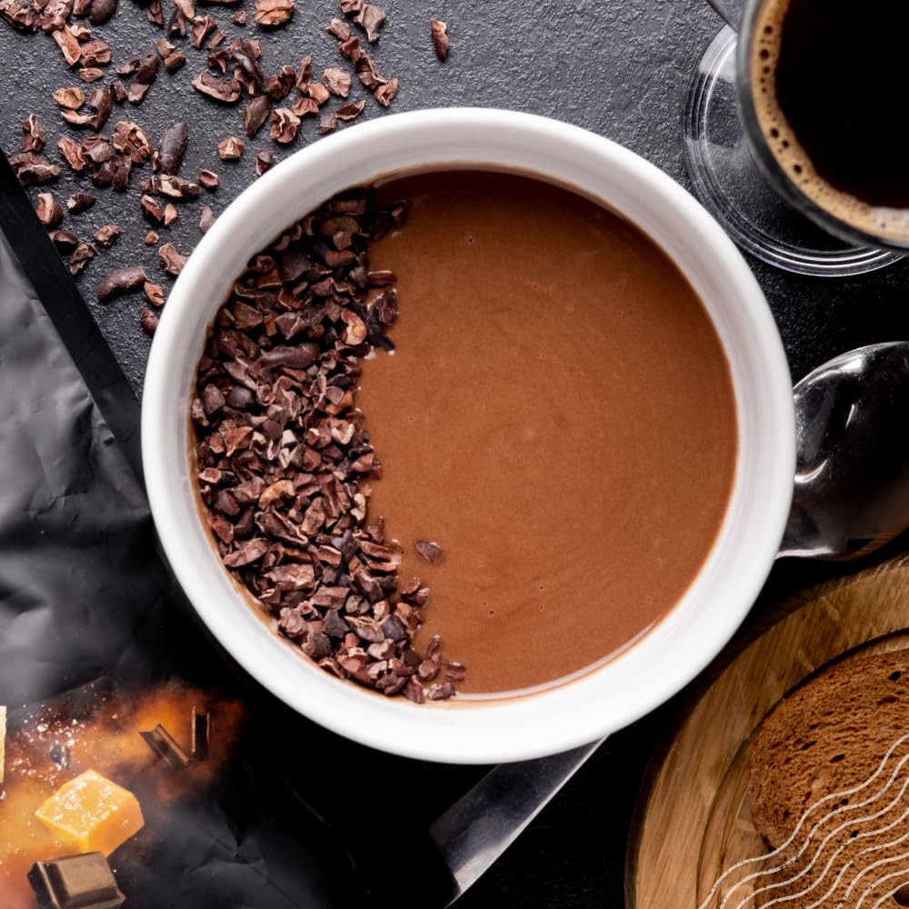 NaturaleBio Kakao Pulver Bio 1kg. Organic Cacao Pulver, Roh & Ungesüßt, Ideal für Getränke, Smoothies & Backen, Reich an Magnesium & Phosphor, Geprüft auf Schwermetalle