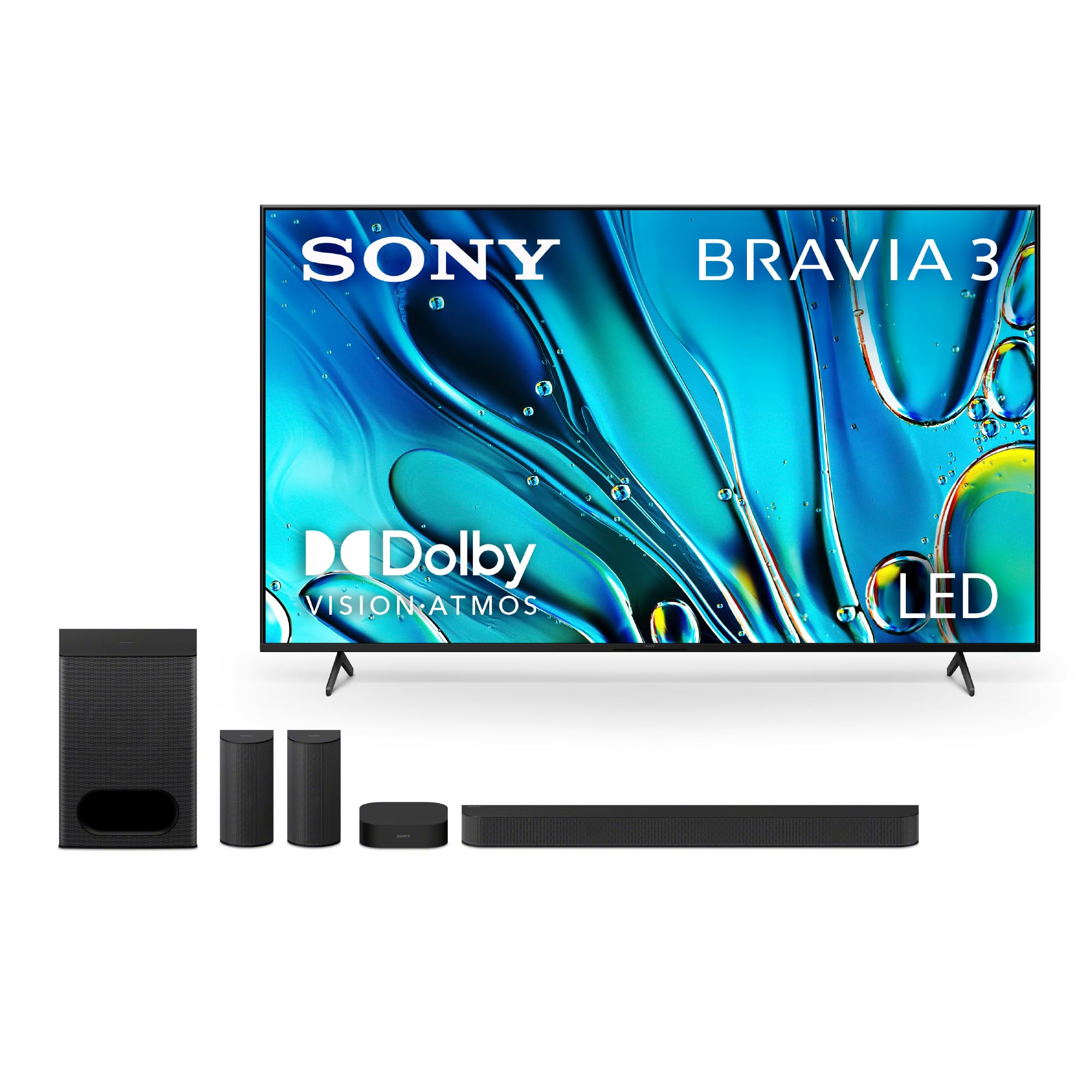Sony 75-Inch Class 4K Ultra HD BRAVIA 3 LED Smart TV with Google TV, Dolby Vision HDR, and Exclusive Features for PlayStation®5 (K-75S30)