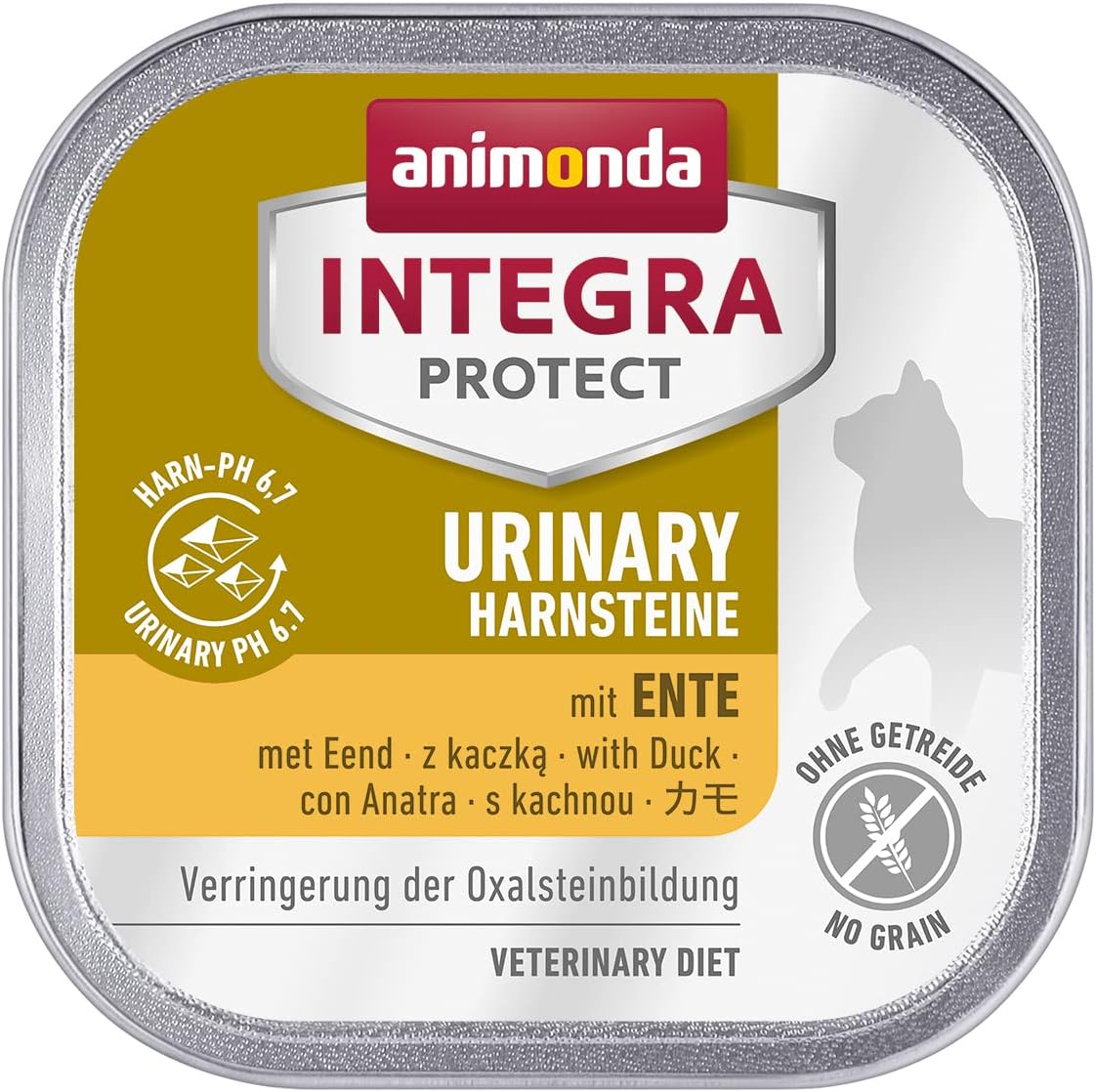 animonda INTEGRA PROTECT Sensitive Huhn Pur (16 x 100 g), Katzen Diätfutter bei Futtermittelallergie, sensitives Katzenfutter für allergische Katzen, Katzennassfutter ohne Getreide