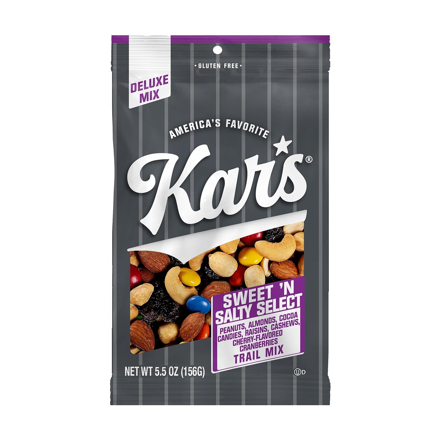 Kar's Nuts Sweet 'N Salty Trail Mix, 2 oz Pouch (Pack of 72), Gluten-Free Trail Mix Snack