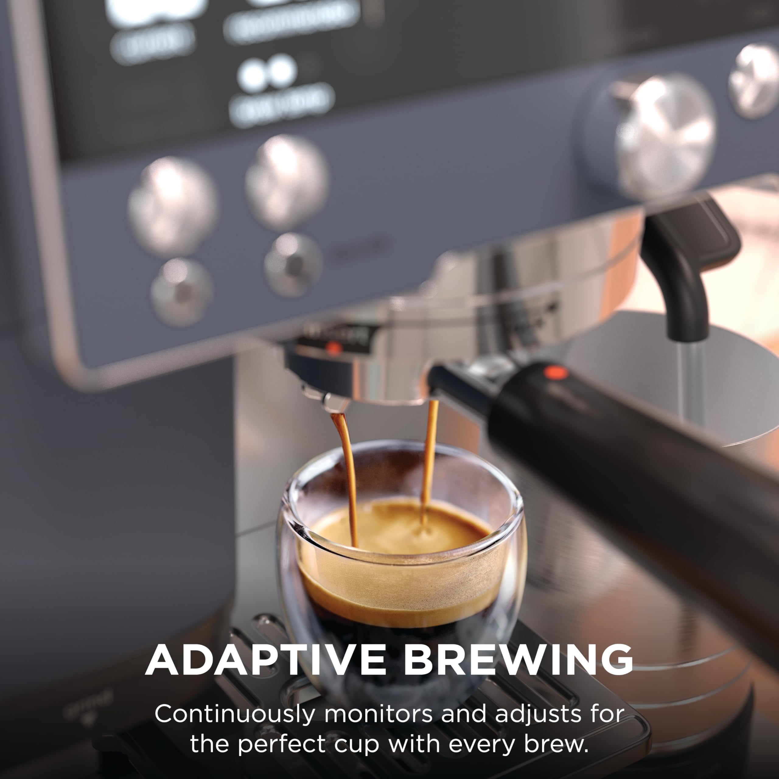 Ninja Luxe Café Premier 3-in-1 Espresso Machine, Drip Coffee, & Rapid Cold Brew | Built-in Coffee Grinder, Hands-Free Milk Frother, Assisted Tamper for Cappuccinos & Lattes | Stainless Steel | ES601