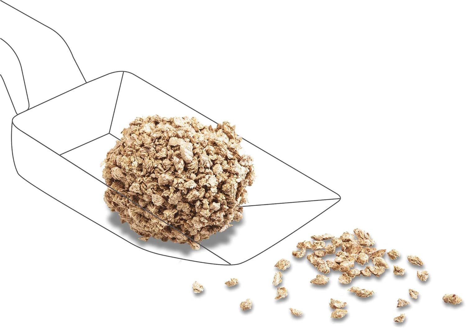 Cat’s Best Original Katzenstreu, 100% pflanzliches Katzenklumpstreu mit maximaler Saugfähigkeit – bekämpft Gerüche natürlich und aktiv, 8,6 kg/20 l (Verpackung kann variieren)