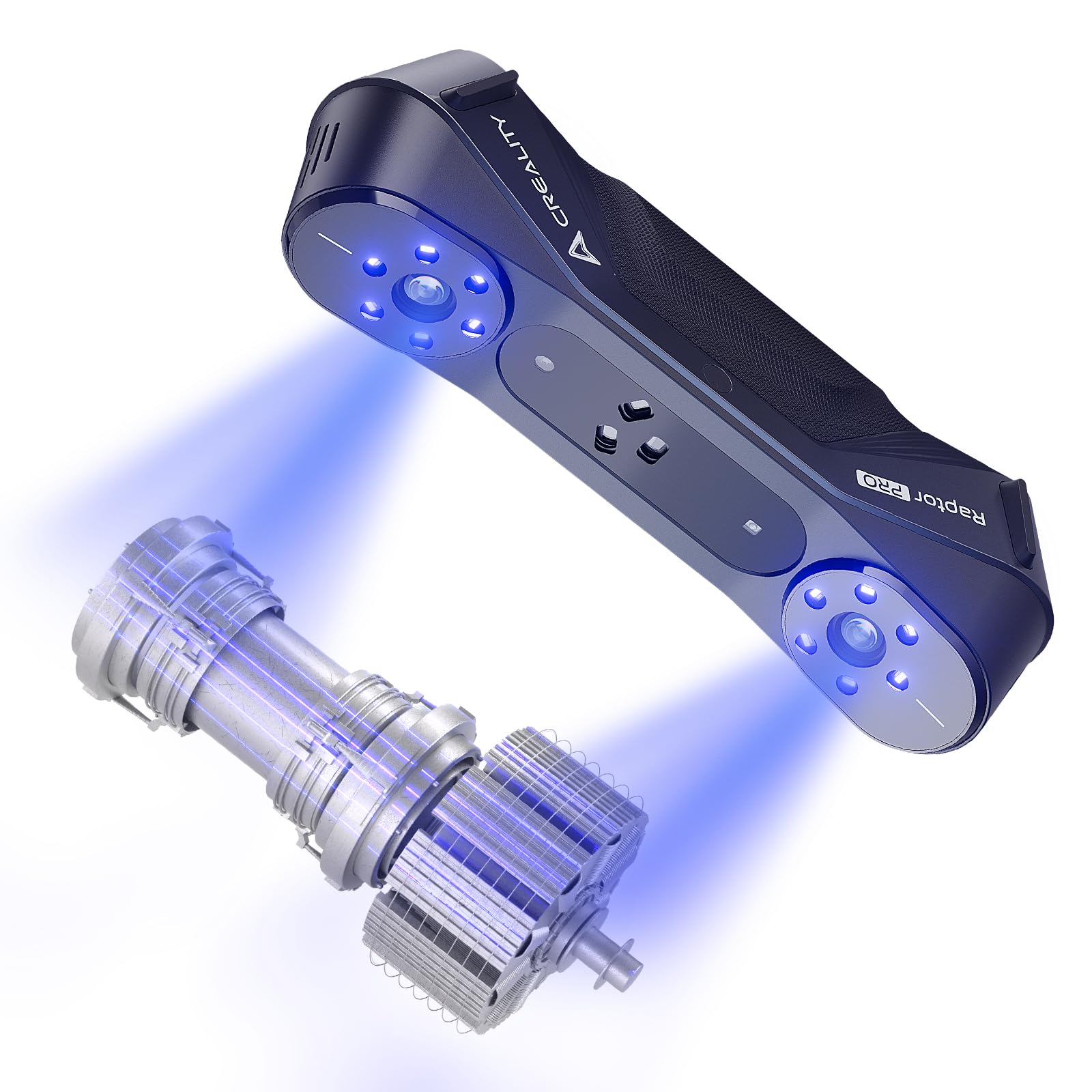 Creality CR-Scan Ferret Pro 3D Scanner for 3D Printing, Upgrade Wireless Handheld Scanner with WiFi 6 Bridge, Anti-Shake Tracking, 30FPS Fast Full Color Scan, 0.1mm Accuracy for iOS/Android & PC