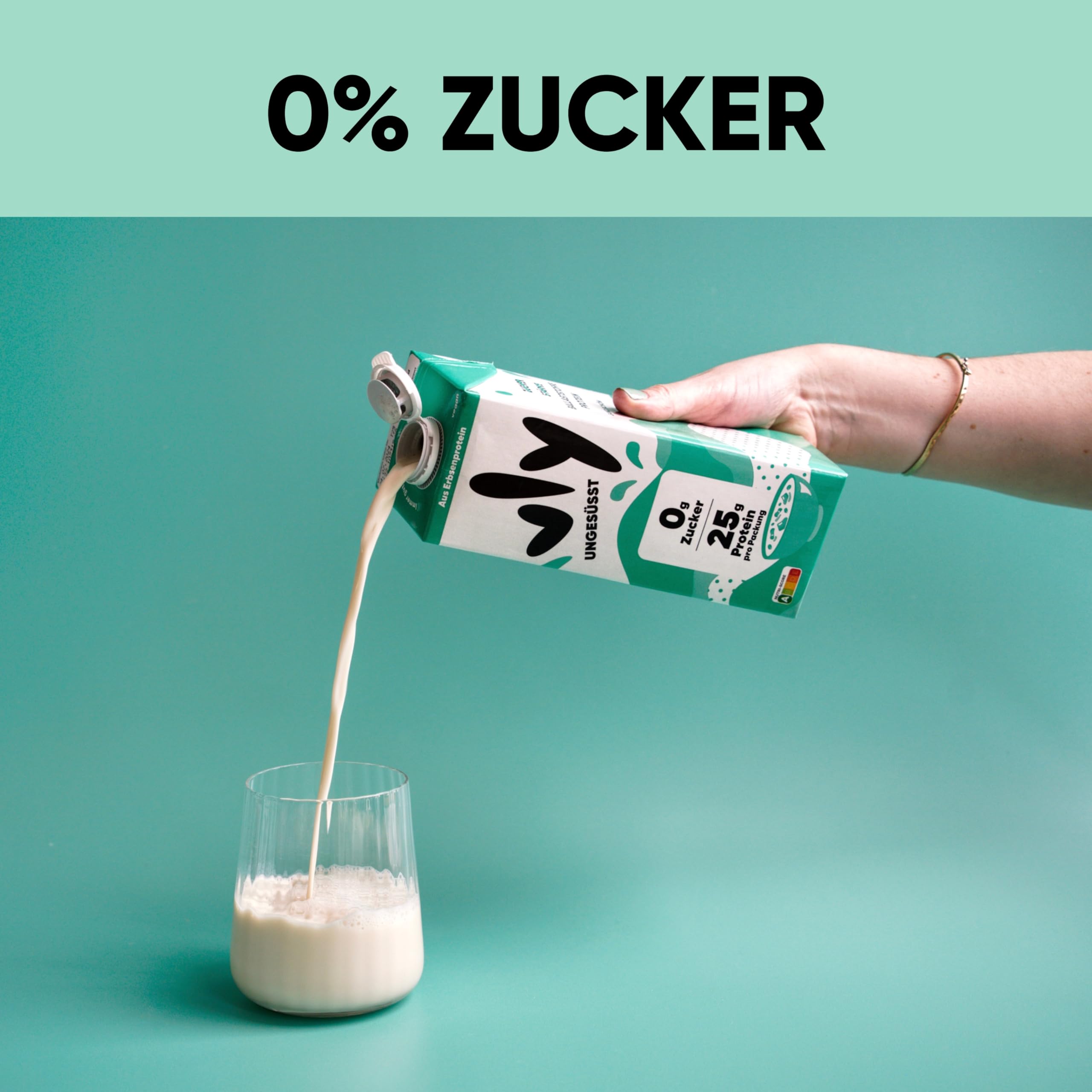 vly BARISTA - Die vegane Milchalternative aus Erbsenprotein | Cremiger Schaum | Reich an Ballaststoffen, Calcium, Vitaminen & Protein | Laktosefrei, Glutenfrei, Zuckerarm, Pflanzlich - 16x1L