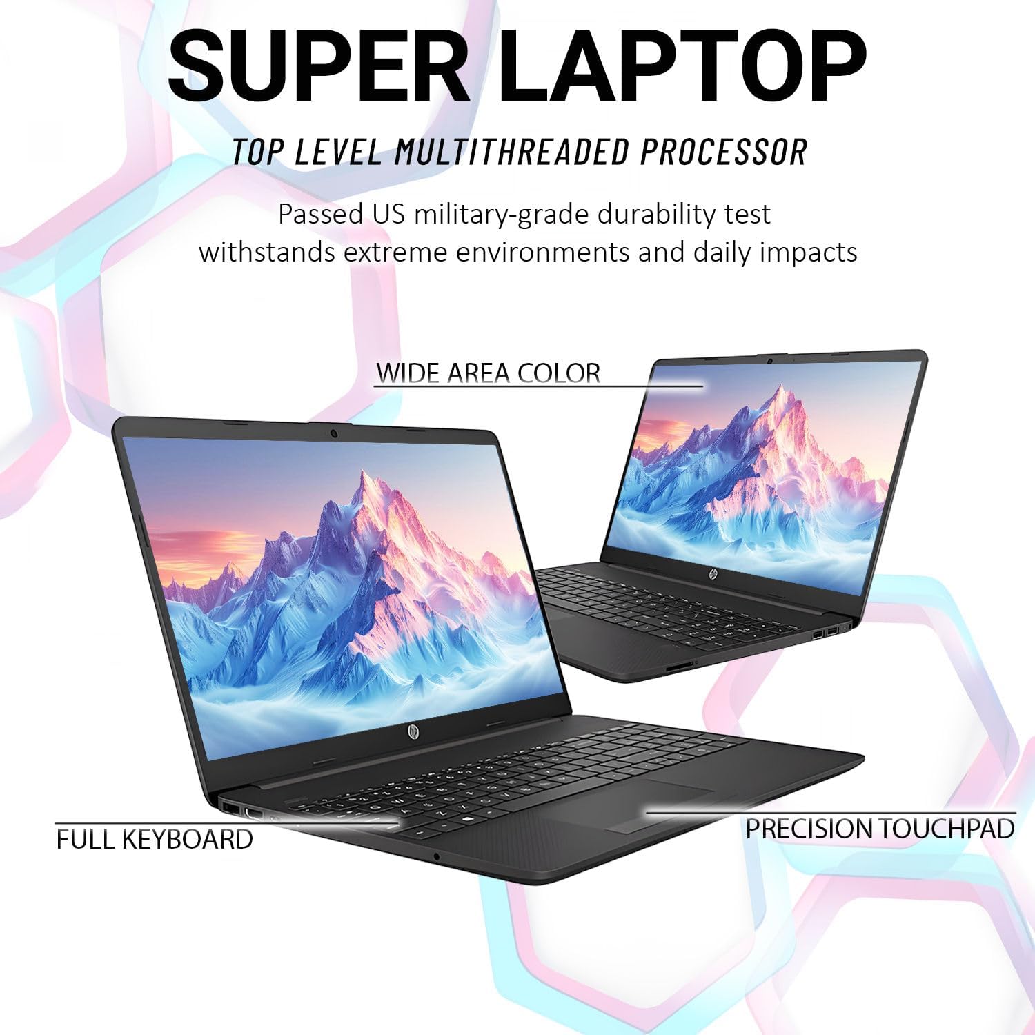 HP 2026 New 15.6" FHD Business Laptop, AMD Ryzen 7 7730U(Outperforms Intel Core i9-11950H), 16GB DDR5, 512GB PCIe, Fast Charging Speed, 14.5-Hour Battery Life, Windows 11 Pro with MS 365 for Web