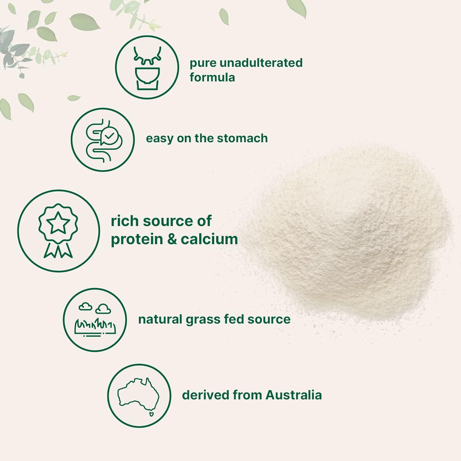 Micro Ingredients Goat Milk Powder, 2 Lb | Grass-Fed Australian Source | Pure, Easily Digested Formula | High in Protein, Calcium & Probiotics | Non-GMO, Gluten-Free, Pet Friendly