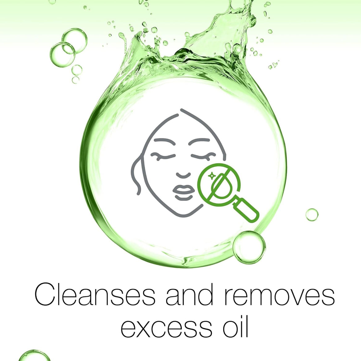 Neutrogena, Facial Wash, Visibly Clear, Pore & Shine, With natural cleanser lime & soothing aloe vera for a long lasting mattifying effect, suitable for oily skin, 200ml