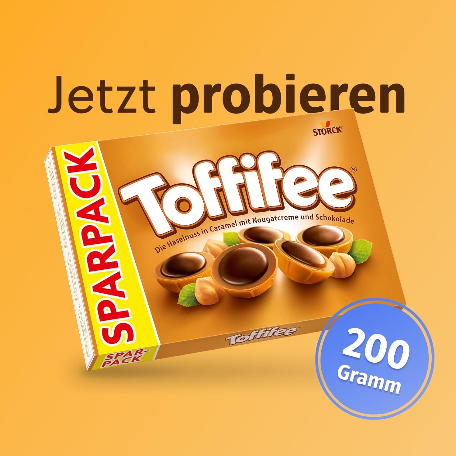Toffifee White Chocolate – 1 x 125 g – Haselnuss in Karamell mit heller Creme und weißer Schokolade – ideal zum gemeinsamen Naschen und Teilen