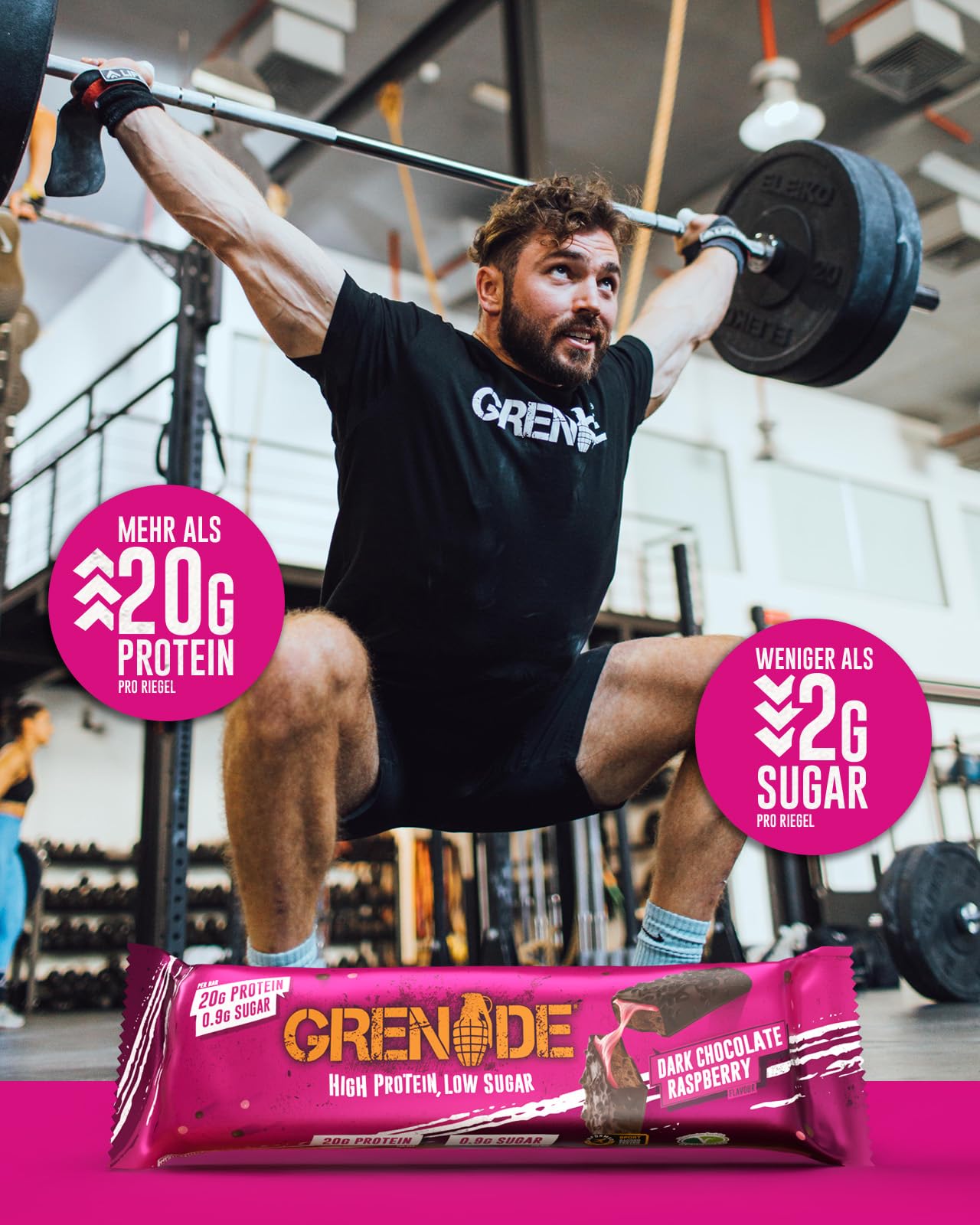 Grenade Proteinriegel, OREO White – Proteinreich & Zuckerarm, 12 x 60 g
