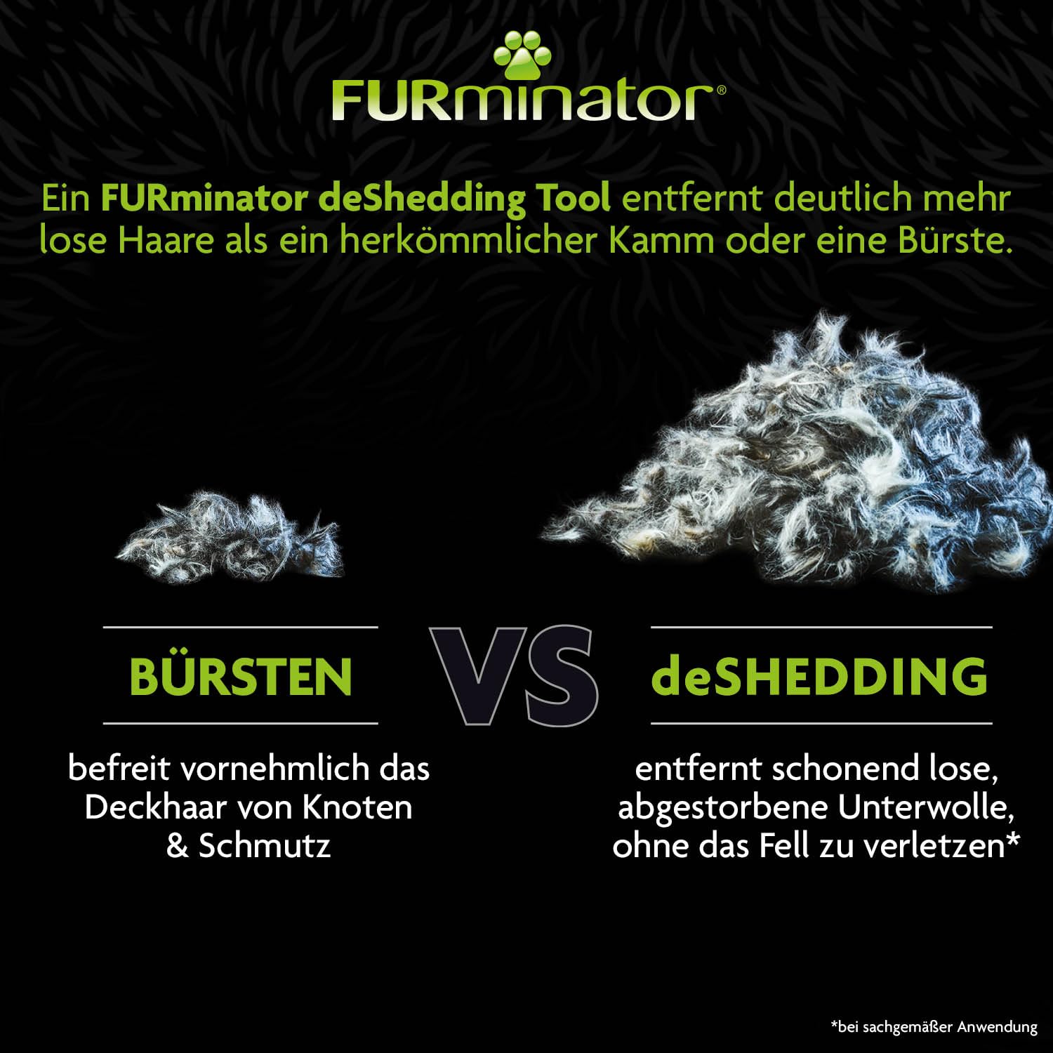 FURminator deShedding Tool Katzen Größe M,L Kurzhaar - Katzenbürste für mittelgroße und große Katzen zur Entfernung der Unterwolle