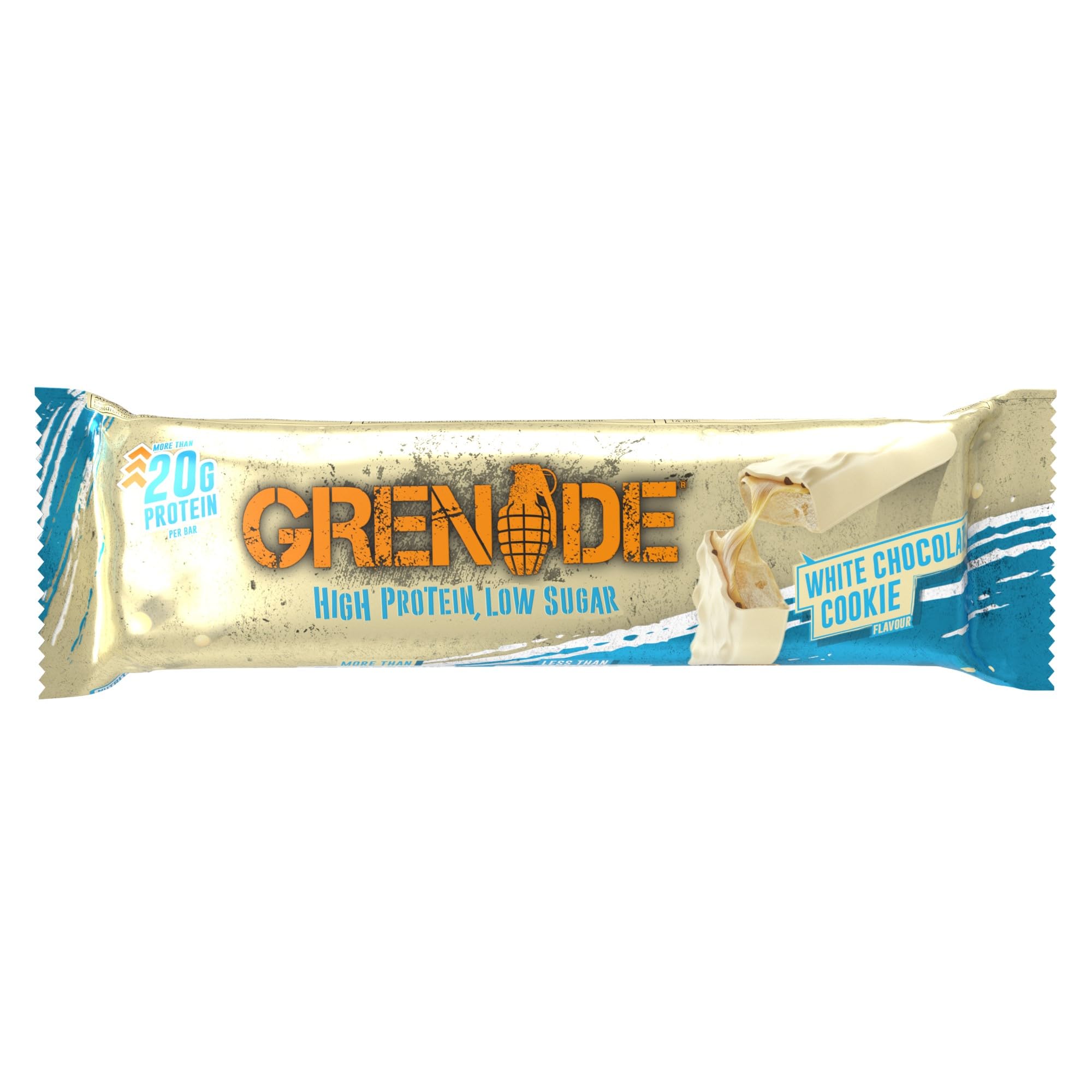 Grenade Proteinriegel, OREO White – Proteinreich & Zuckerarm, 12 x 60 g