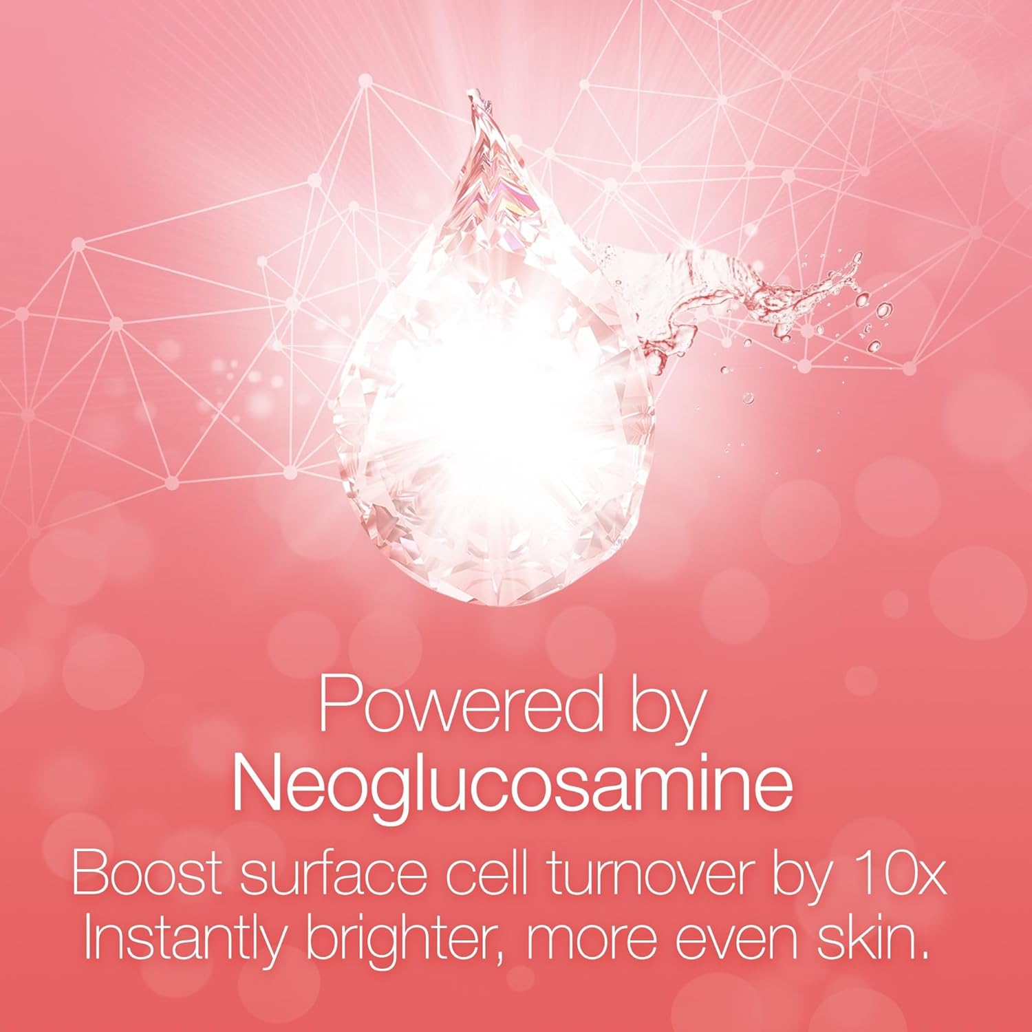 Neutrogena Bright Boost Night Gel Cream, 50ml, energizes dull skin, non-comedogenic, alcohol-free, formulated with Neoglucosamine for brighter, smoother skin
