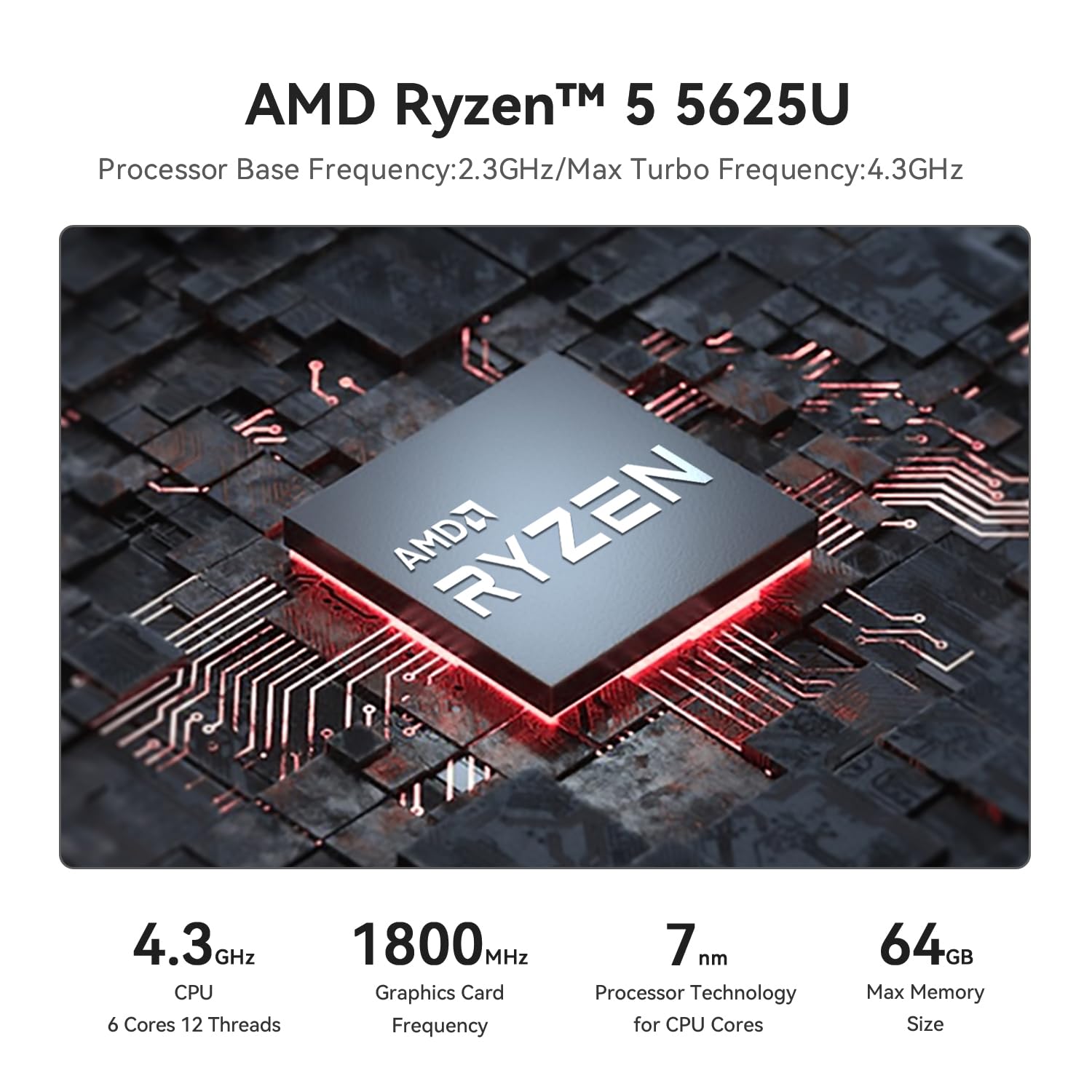 Beelink SER3 Mini PC, AMD Ryzen 3 3200U(14nm, 2C/4T) up to 3.5GHz, Mini Gaming Computer 16GB DDR4 RAM 500GB PCIE3.0 X4 SSD, Micro PC 4K@60Hz Dual Display, Mini Computer WiFi6/BT5.2/HTPC/W-11 Pro