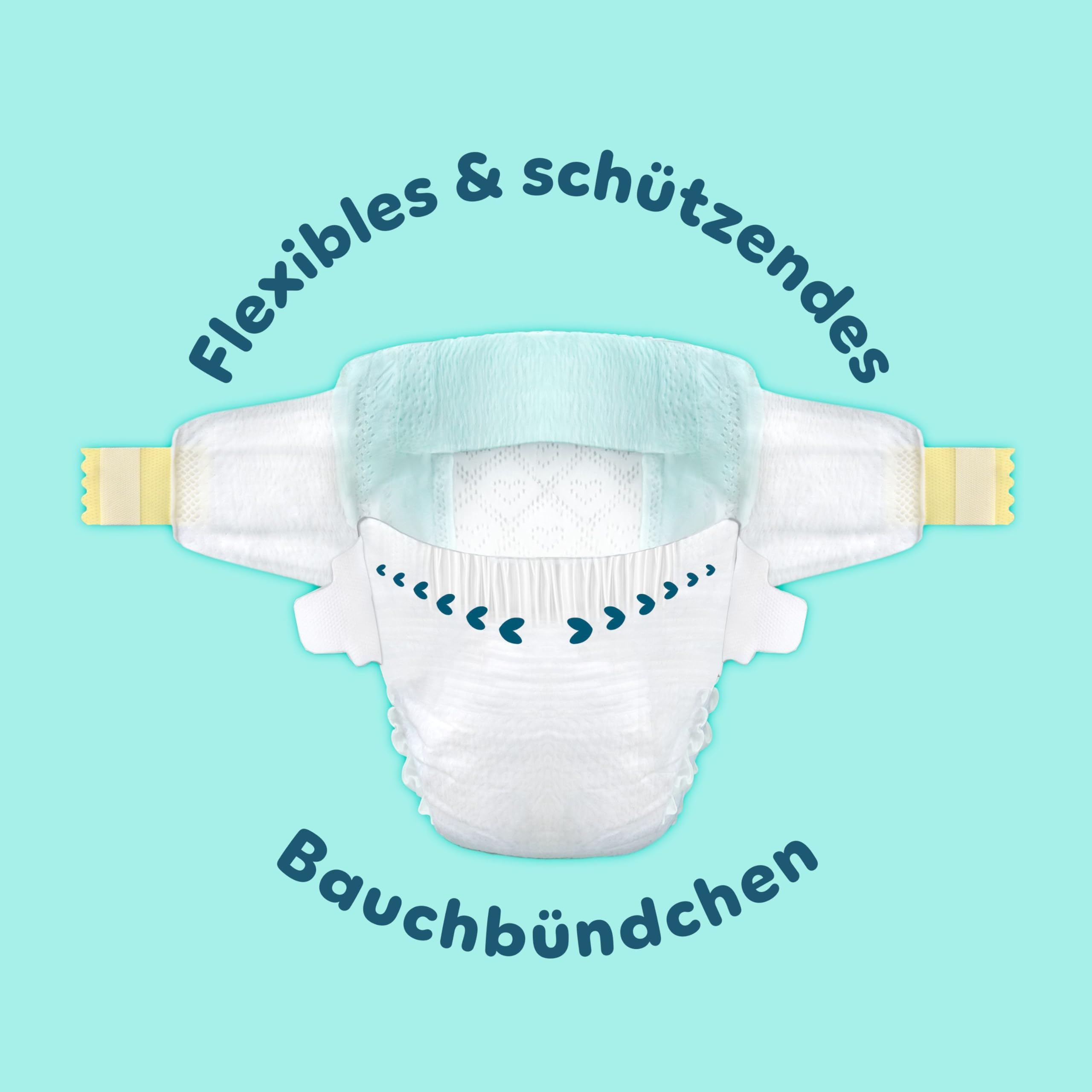 Pampers Premium Protection Größe 4, 186 Windeln, 9kg-14kg, unser Nr. 1 Haut- und Auslaufschutz