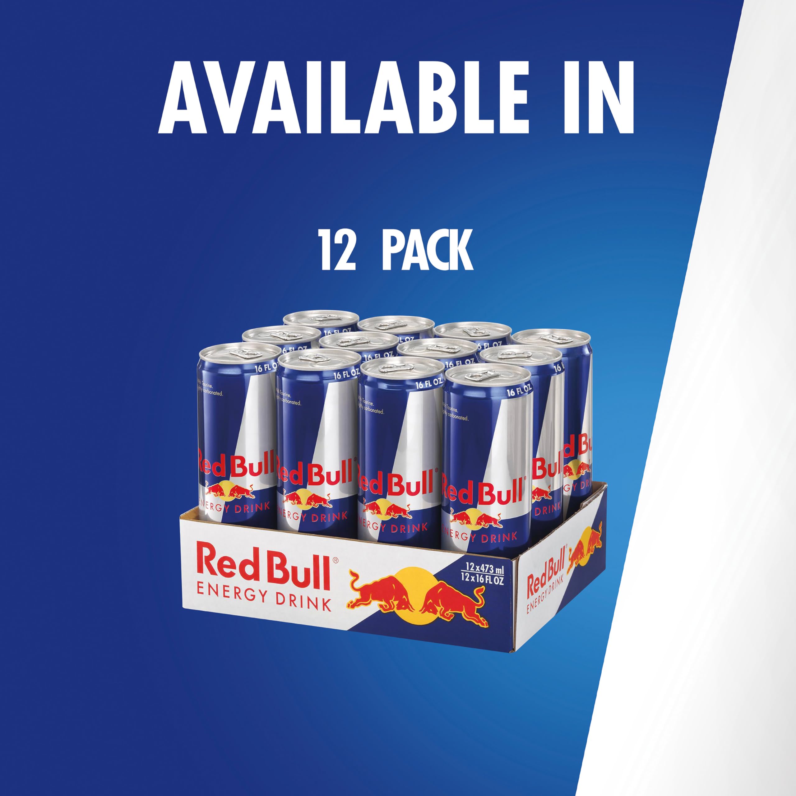 Red Bull Energy Drink with 80mg Caffeine plus Taurine & B Vitamins, 8.4 Fl Oz, 6 Packs of 4 Cans (Pack of 24)