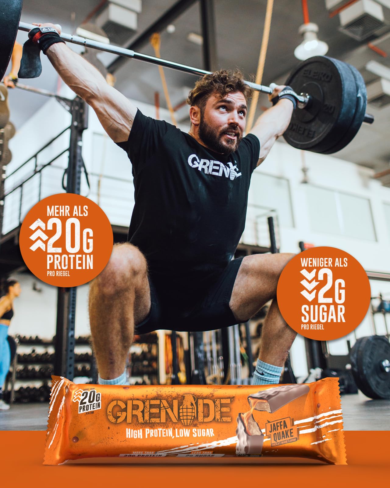 Grenade Proteinriegel, OREO White – Proteinreich & Zuckerarm, 12 x 60 g
