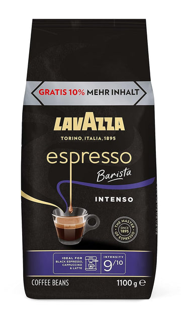 Lavazza, Espresso Italiano Cremoso, Arabica und Robusta Kaffeebohnen, mit Aromanoten von Gewürzen und Kakao, Intensität 8/10, Mittlere Röstung, 1 Packung mit 1 Kg