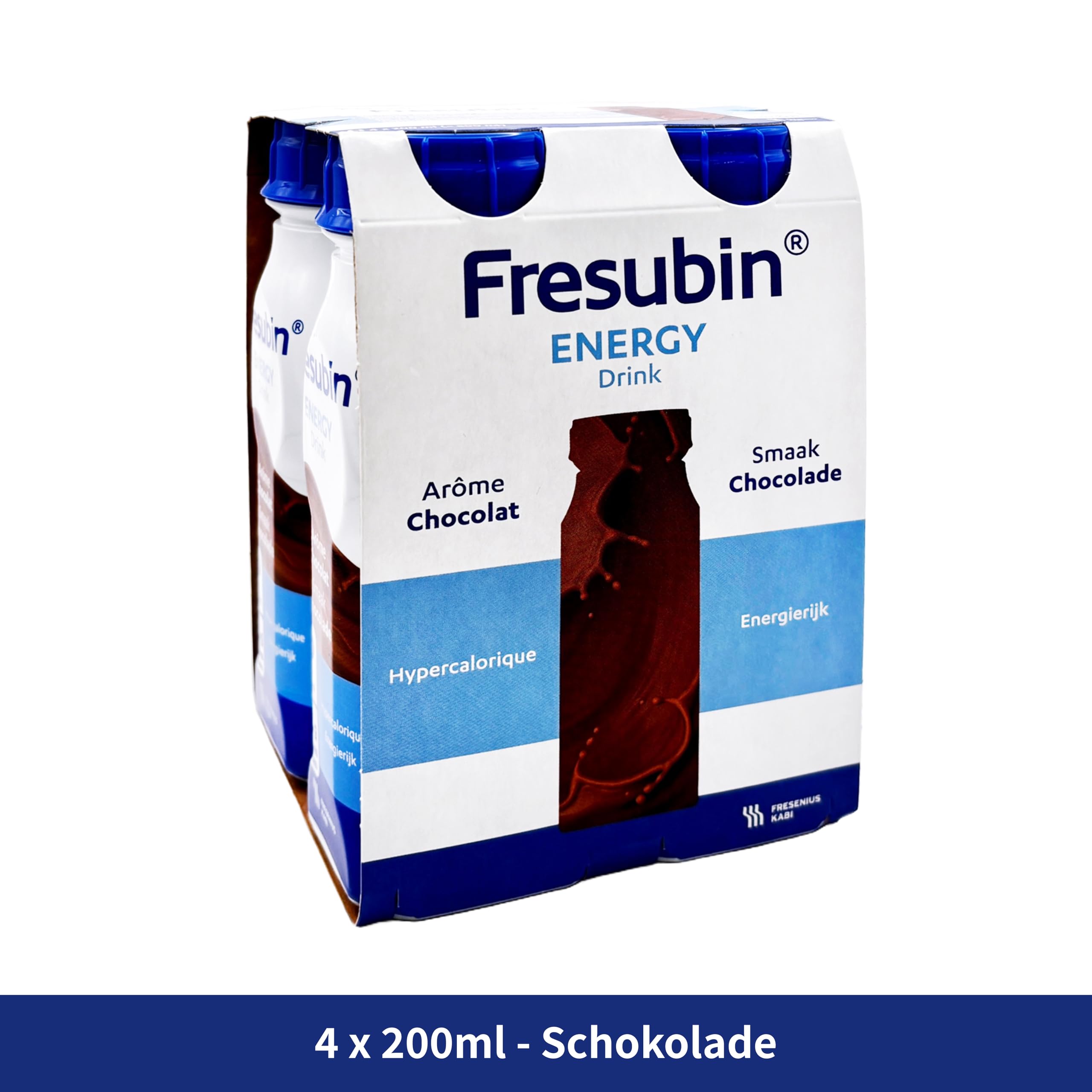 Fresubin Energy Drink - Mischkarton Hochkalorische Trinknahrung von Fresenius Kabi in 6 Geschmacksrichtungen, 300 kcal pro Flasche (200 ml (24er Pack), Mischkarton)